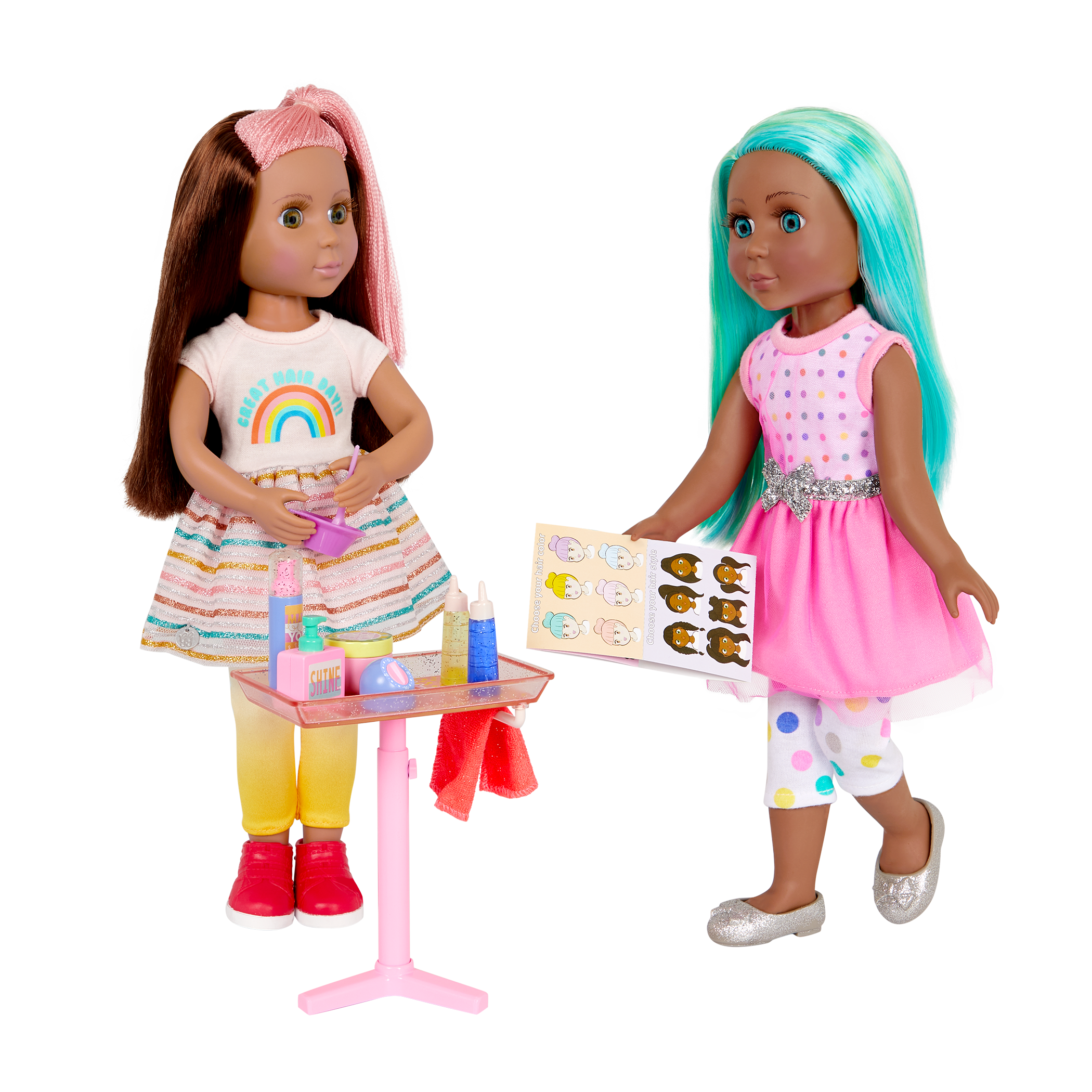 Glitter Girls hair salon playset