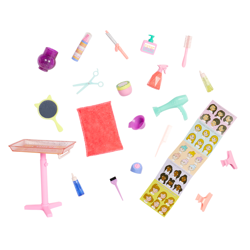 Glitter Girls hair salon playset