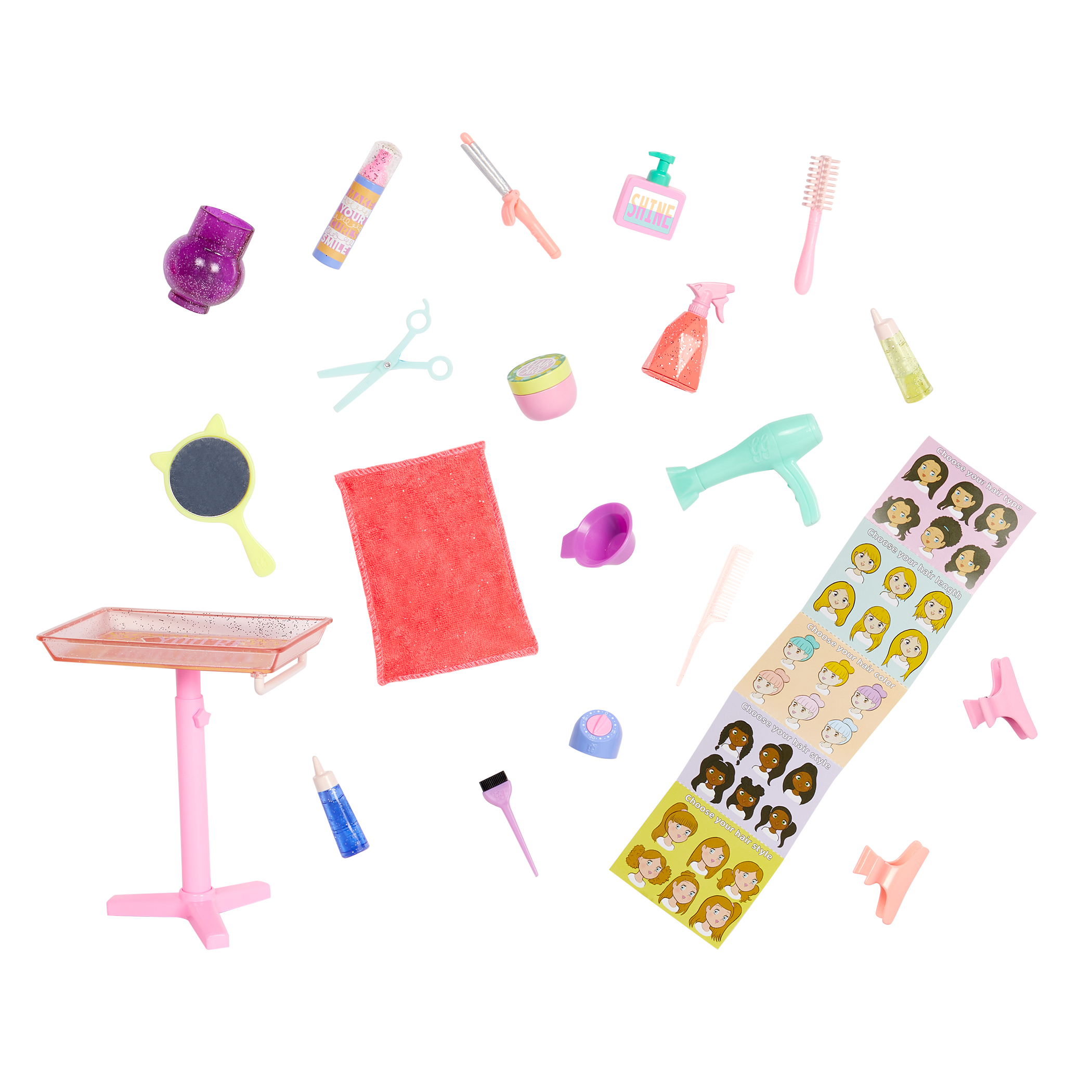 Glitter Girls hair salon playset