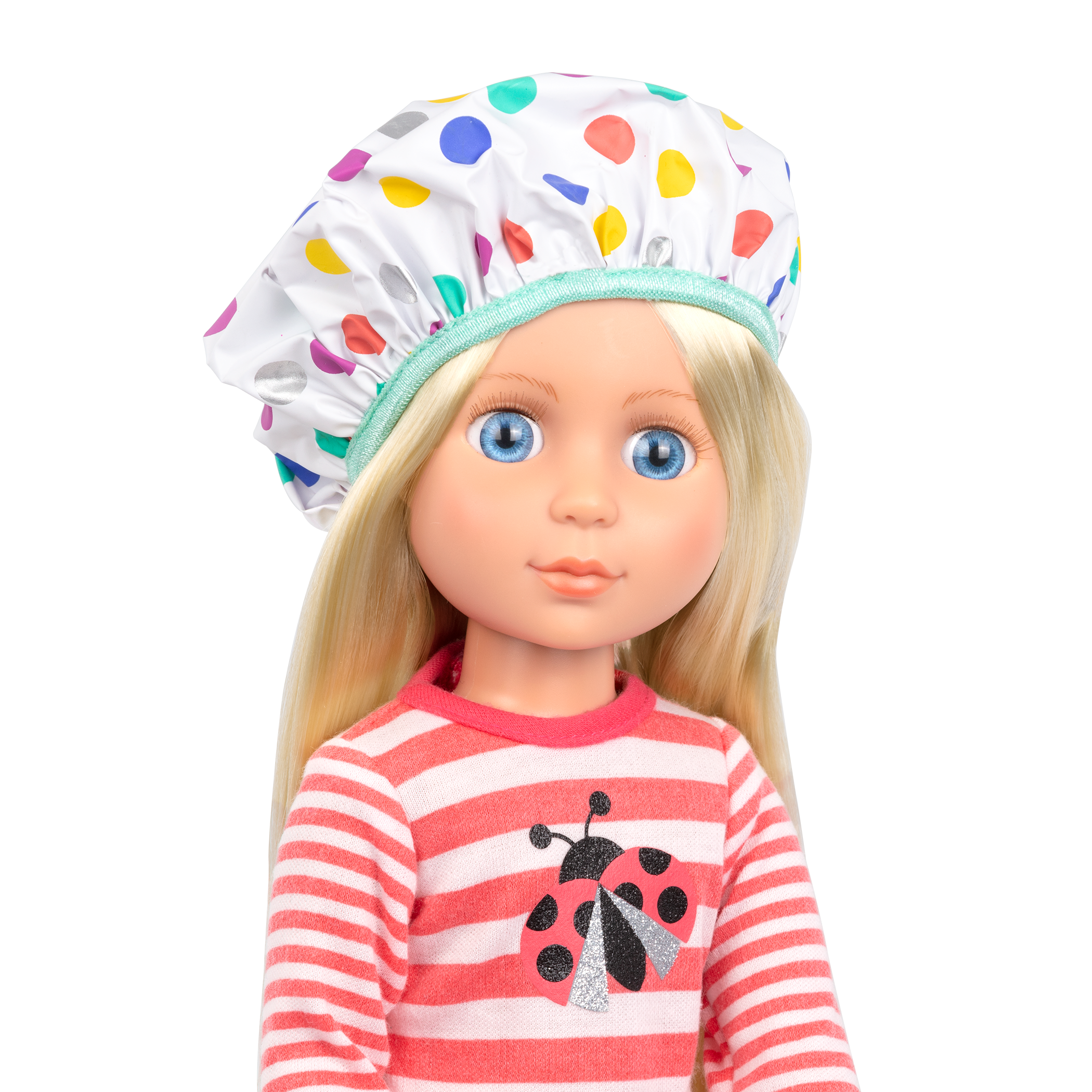 Two 14-inch dolls using travel bag and accessory playset