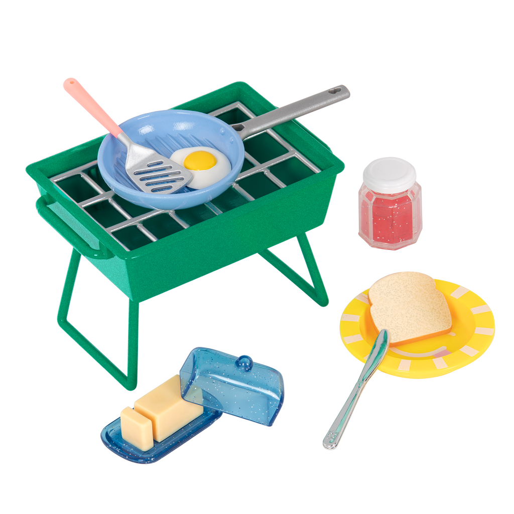 Glitter Girls Campfire Set with 14-inch Dolls Astrid & Keltie