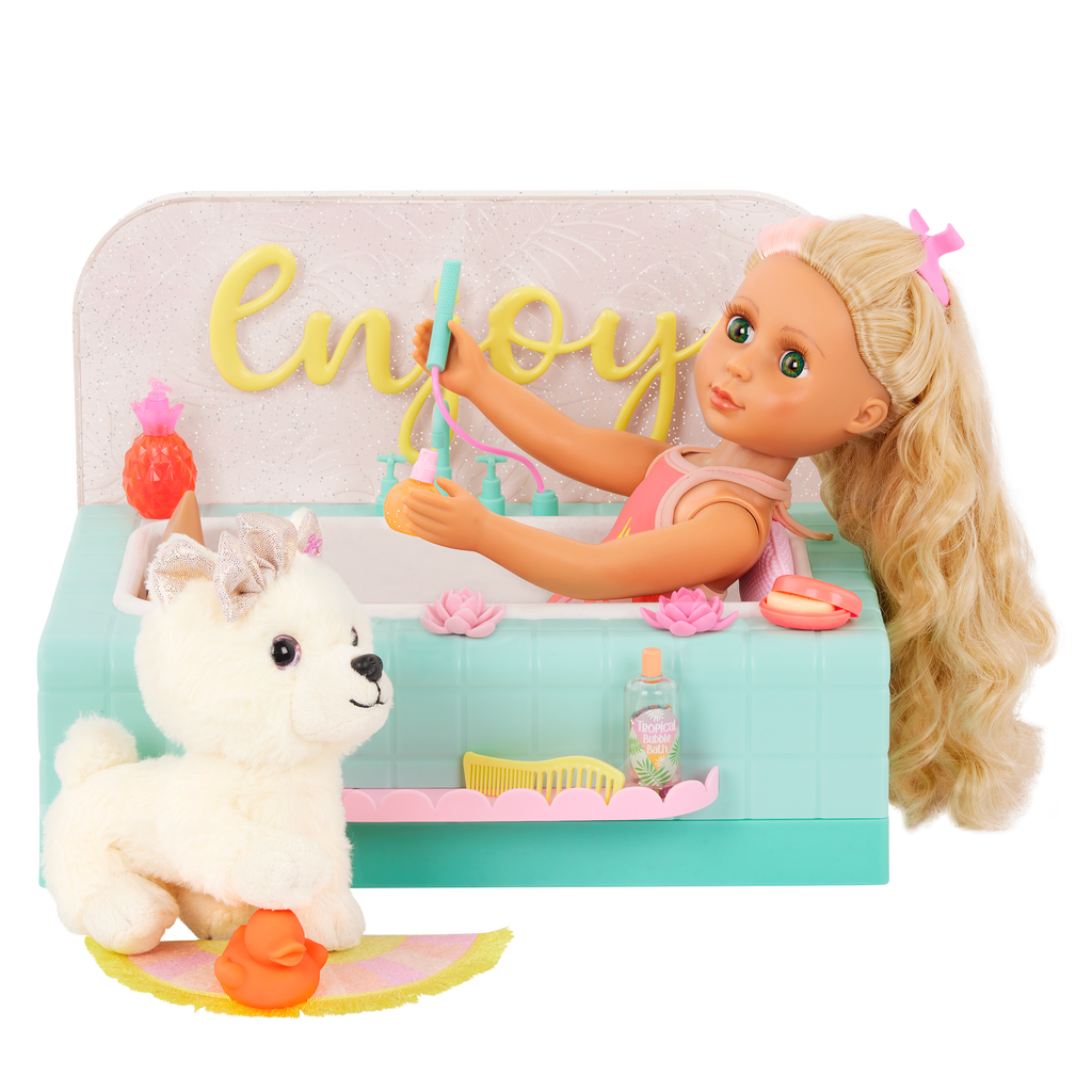 Glitter Girls Bubbly Bathtime Playset