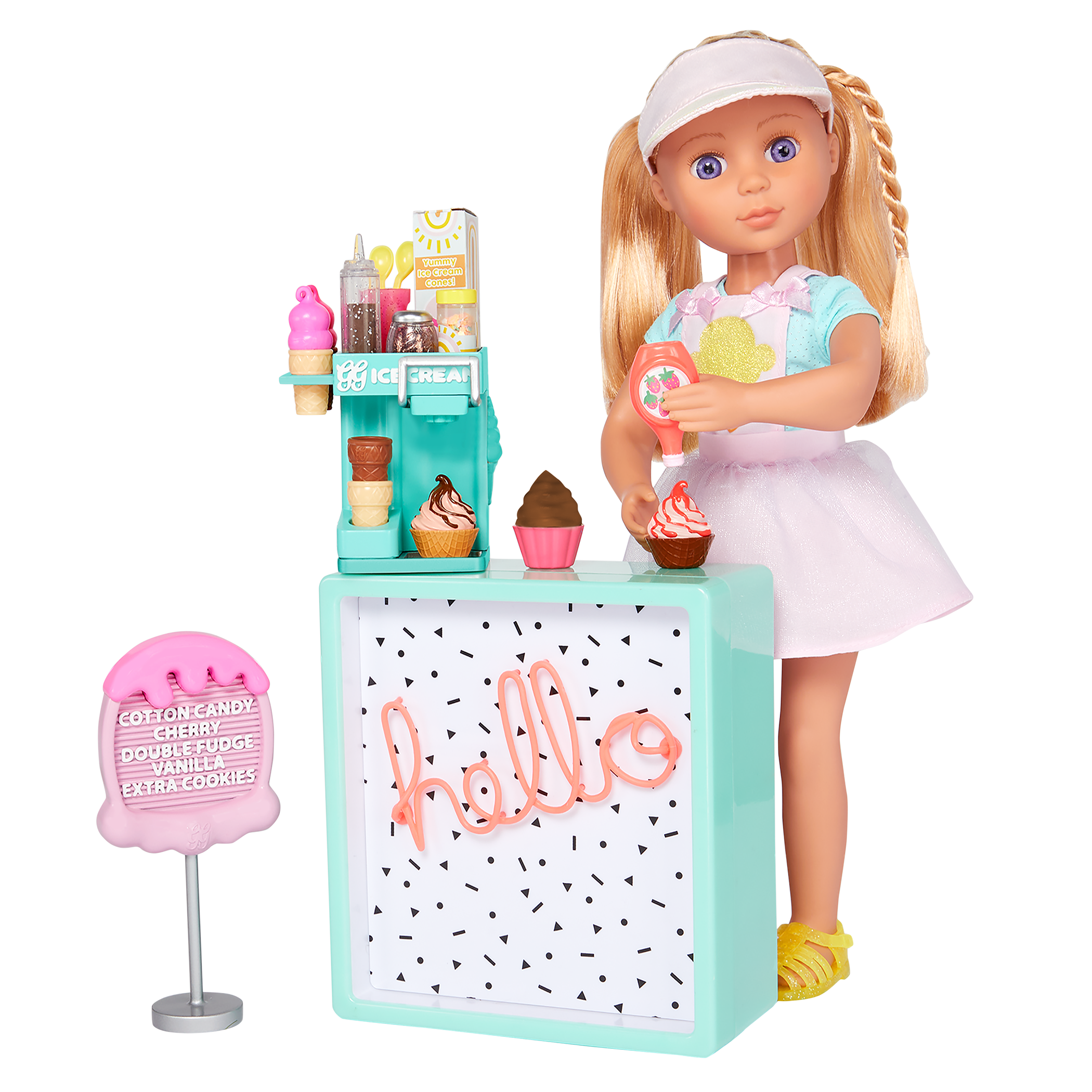 Glitter Girls soft serve ice cream playset