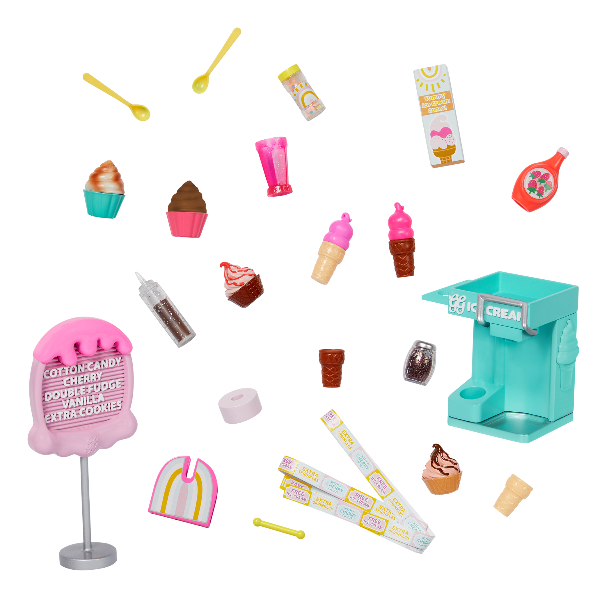 Glitter Girls soft serve ice cream playset