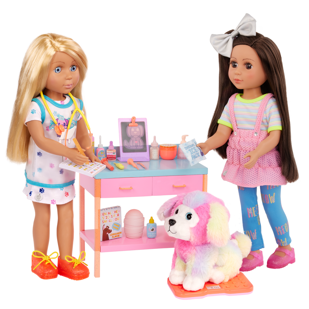 Glitter Girls Sniffles and Vet Table Playset