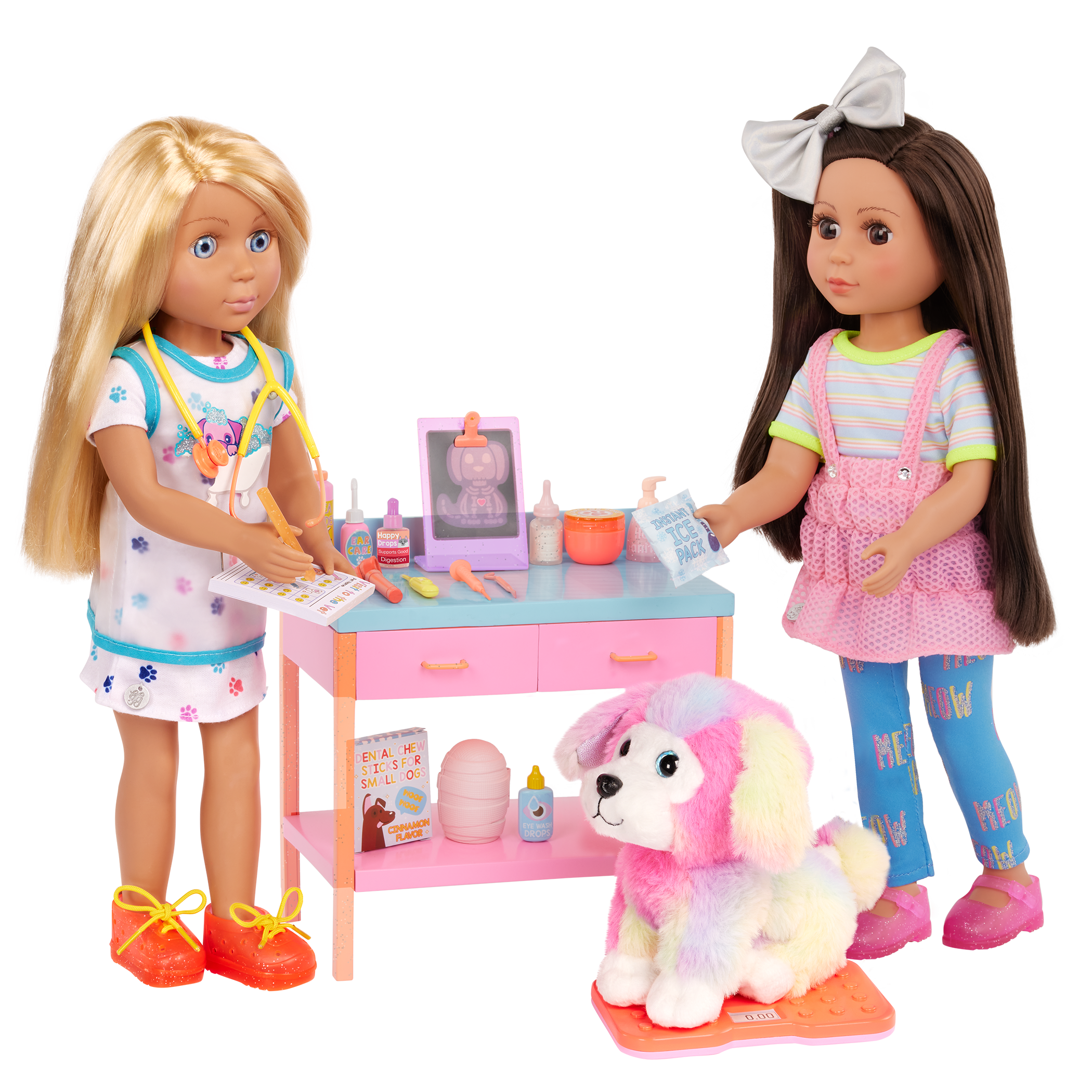 Glitter Girls Sniffles and Vet Table Playset