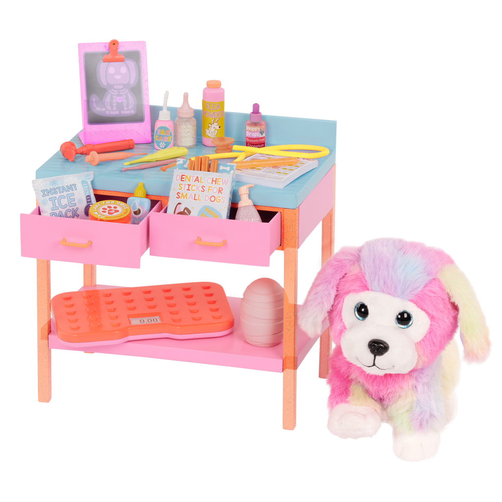 Glitter Girls Sniffles and Vet Table Playset