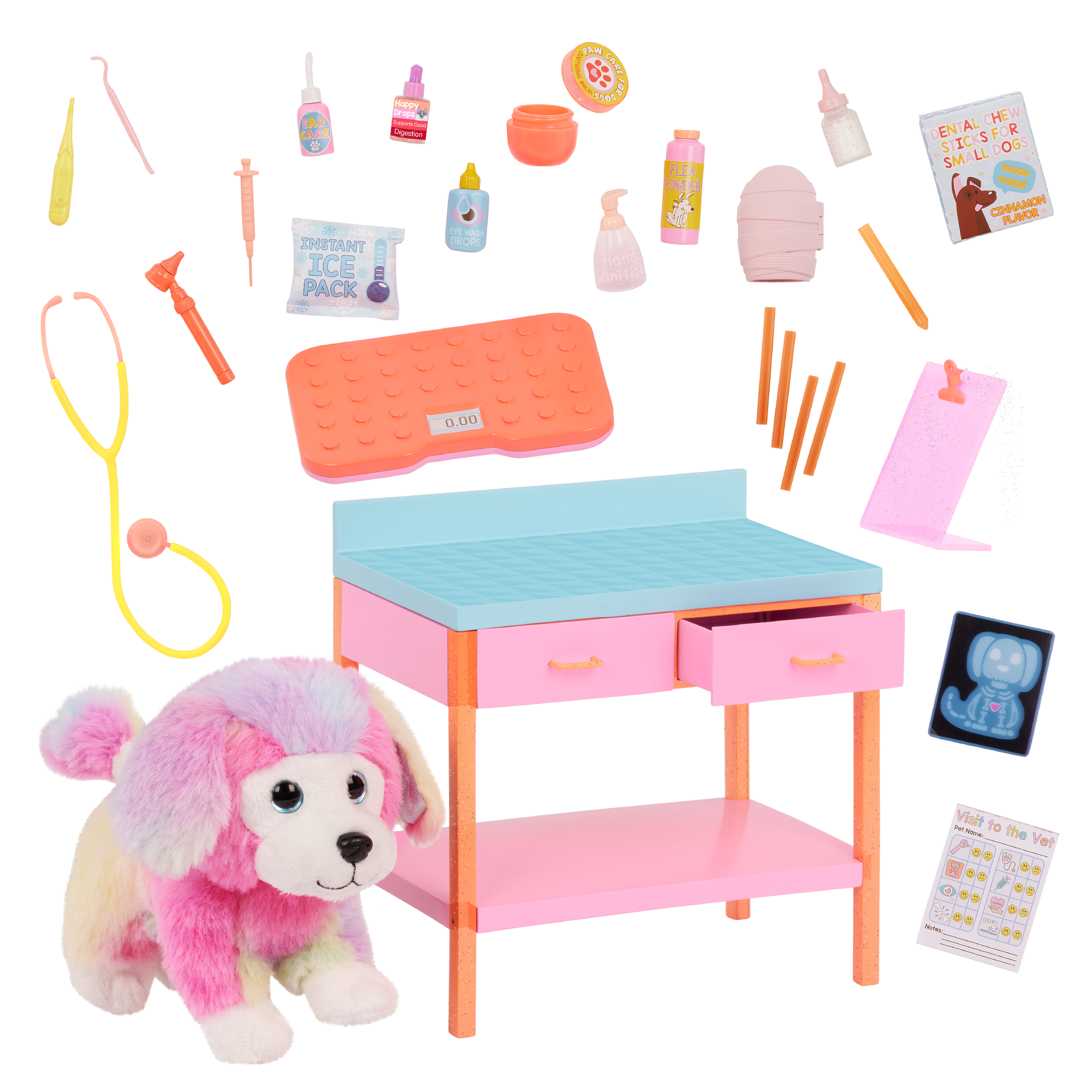 Glitter Girls Sniffles and Vet Table Playset