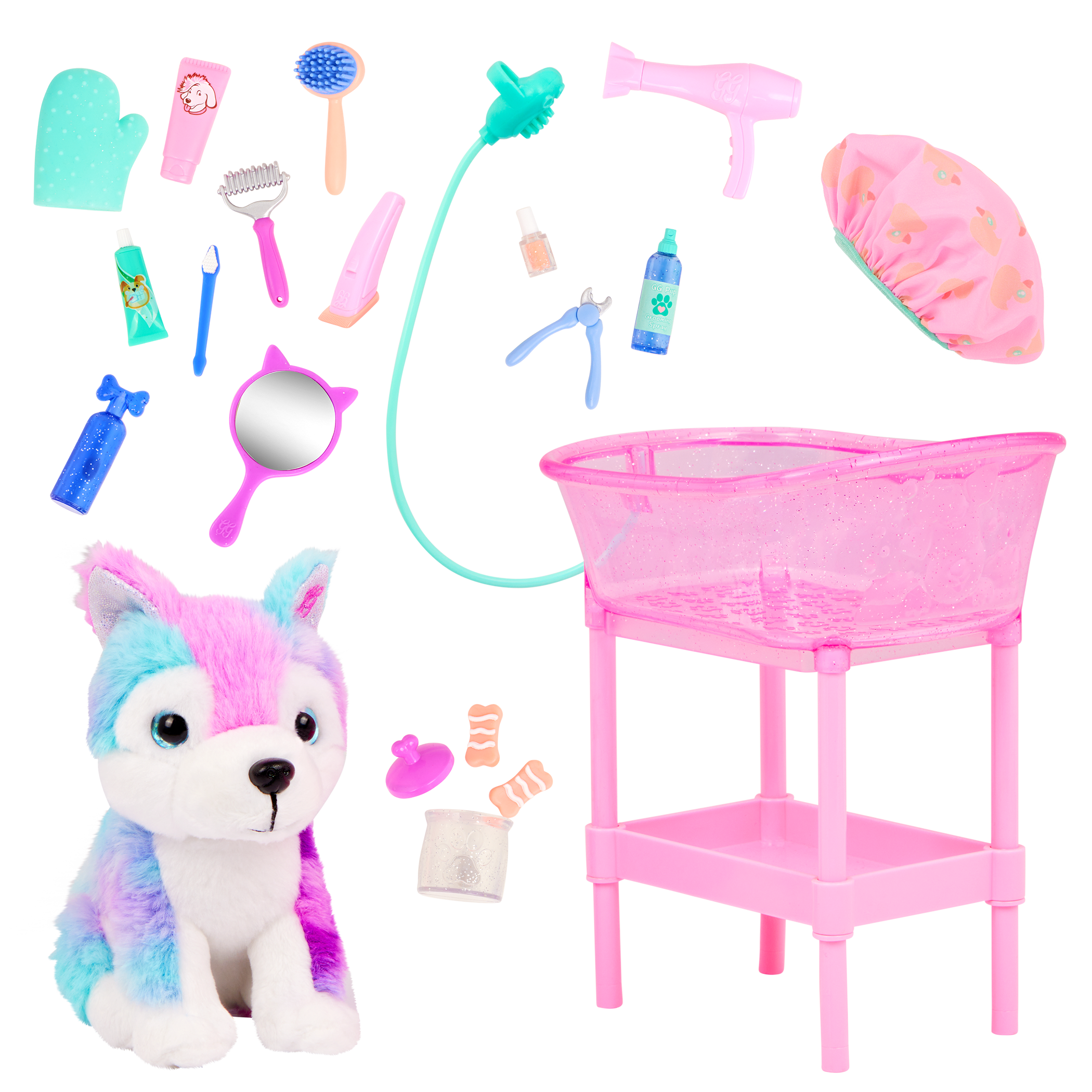 Glitter Girls Puddles and Grooming Set