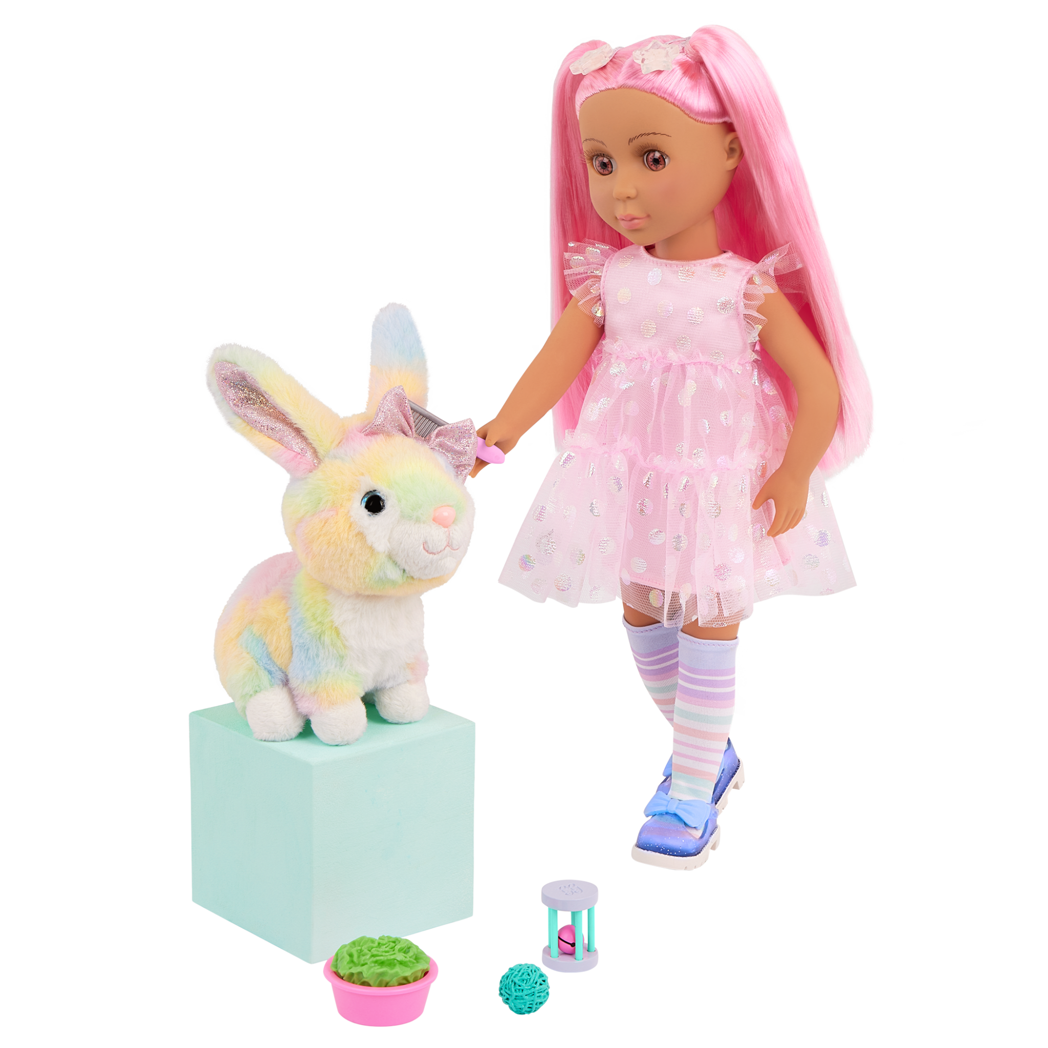 Lulu & GG Bunny Carrier Playset - Glitter Girls