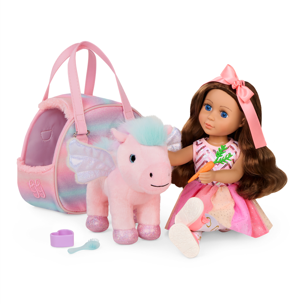 Rainbow Skies Pegasus & Purse