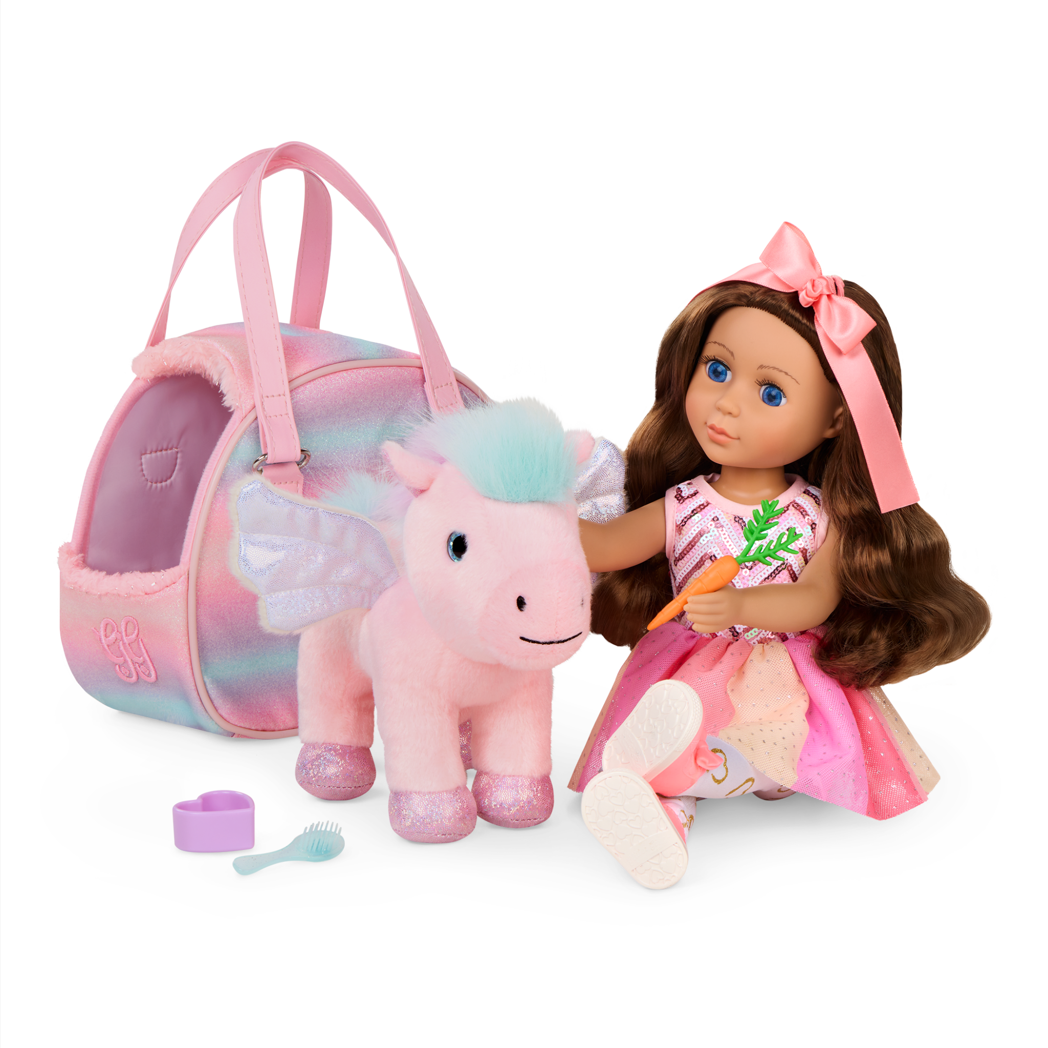 Rainbow Skies Pegasus & Purse
