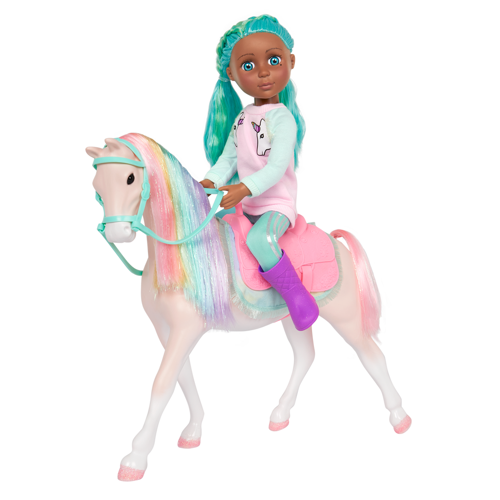 Glitter Girls Twinkle horse with rainbow mane