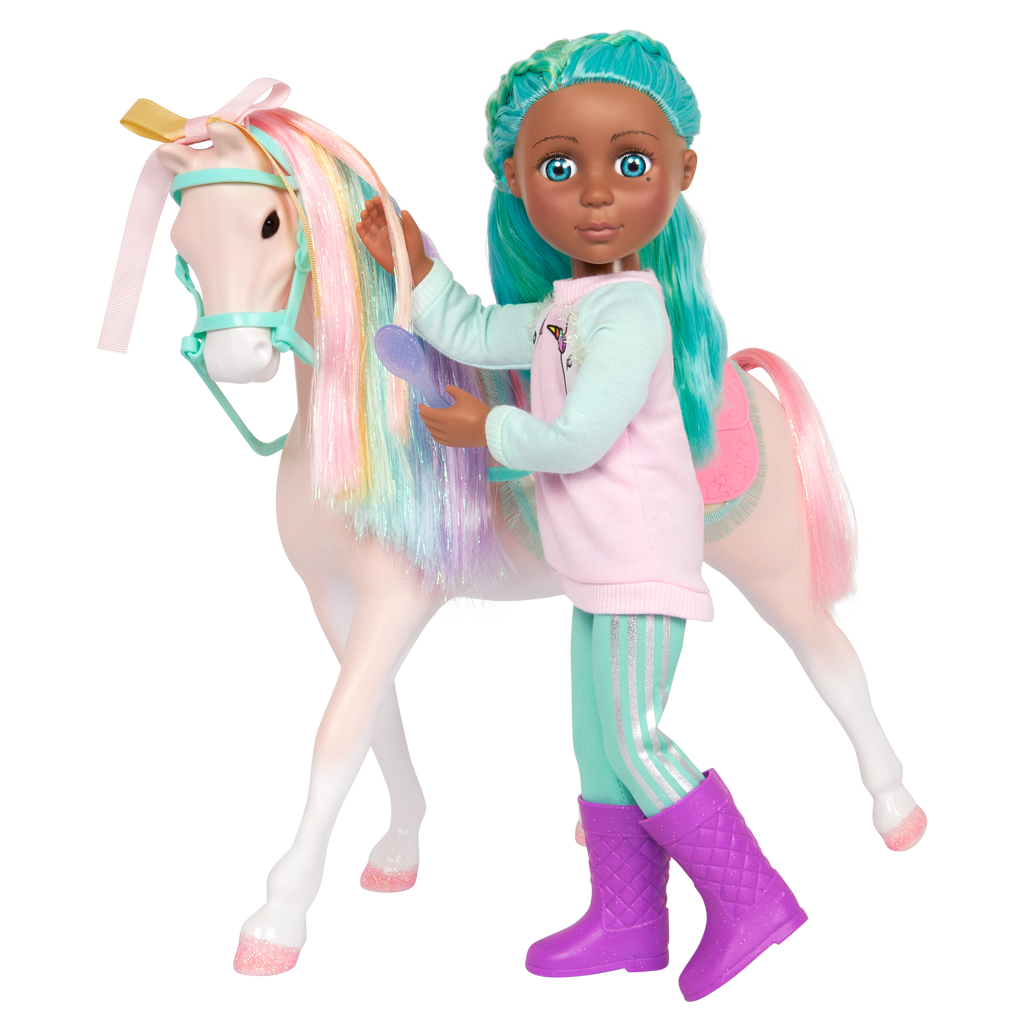 Glitter Girls Twinkle horse with rainbow mane