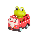 Light-up toy frog and retro van