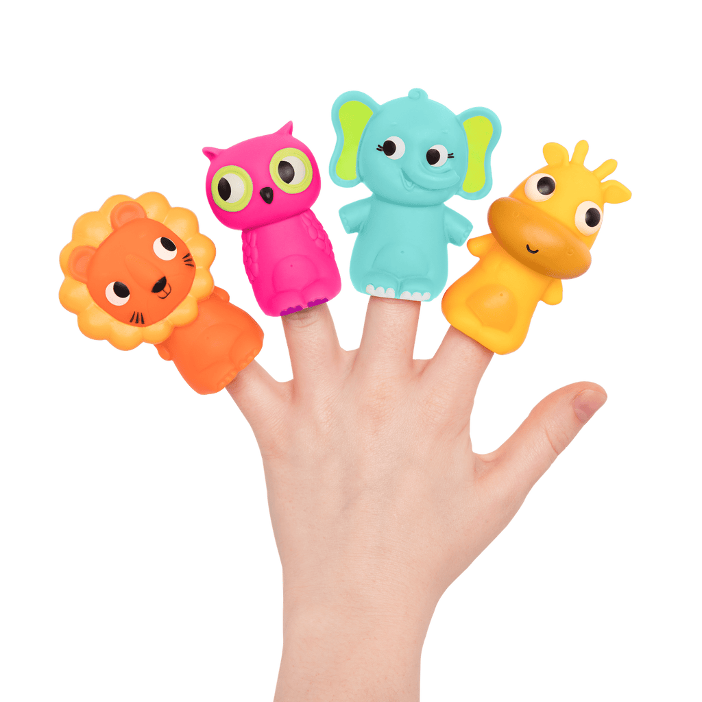 Animal finger puppets.