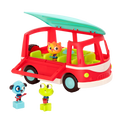 Musical toy bus with three animal characters
