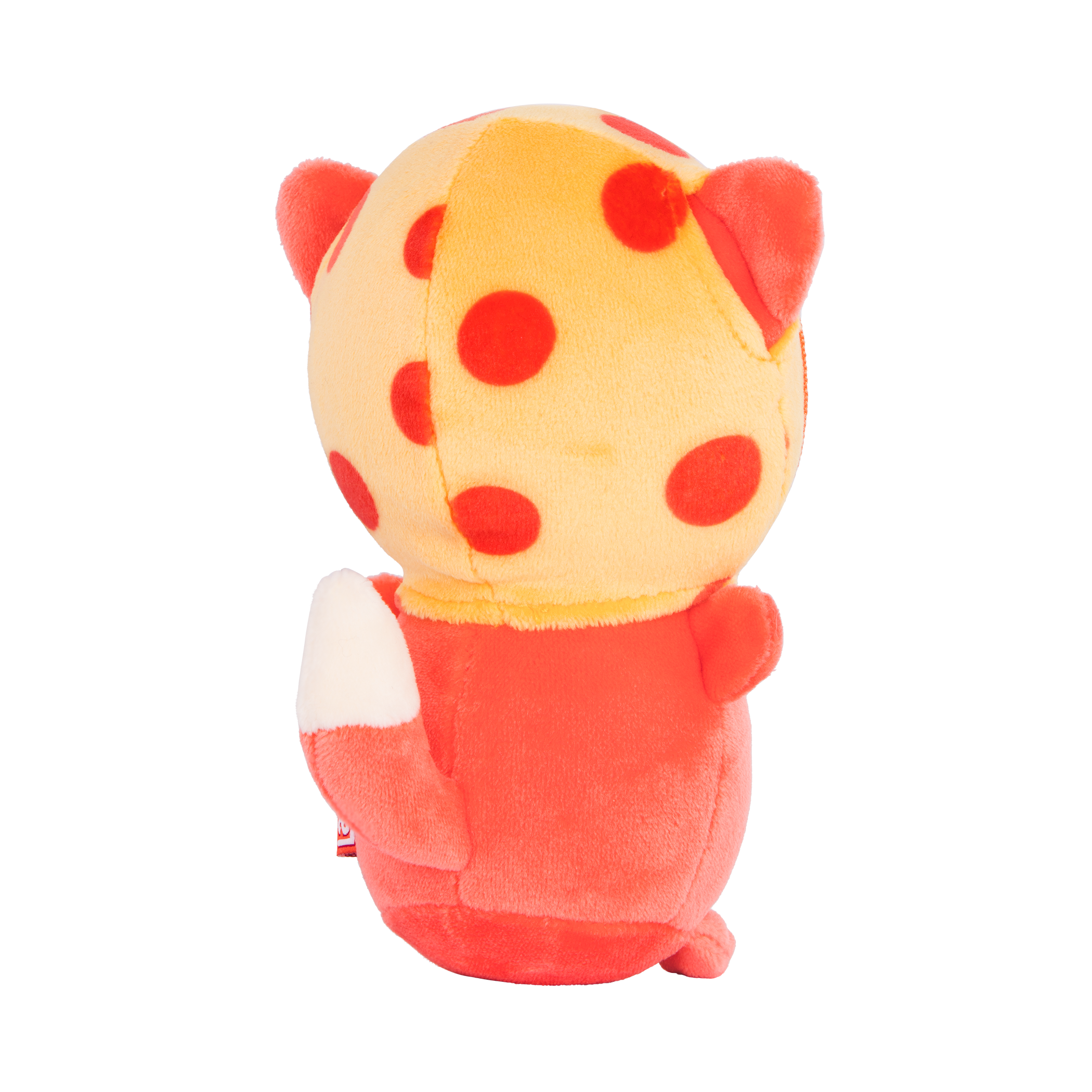 Plush fox with a pizza hood.