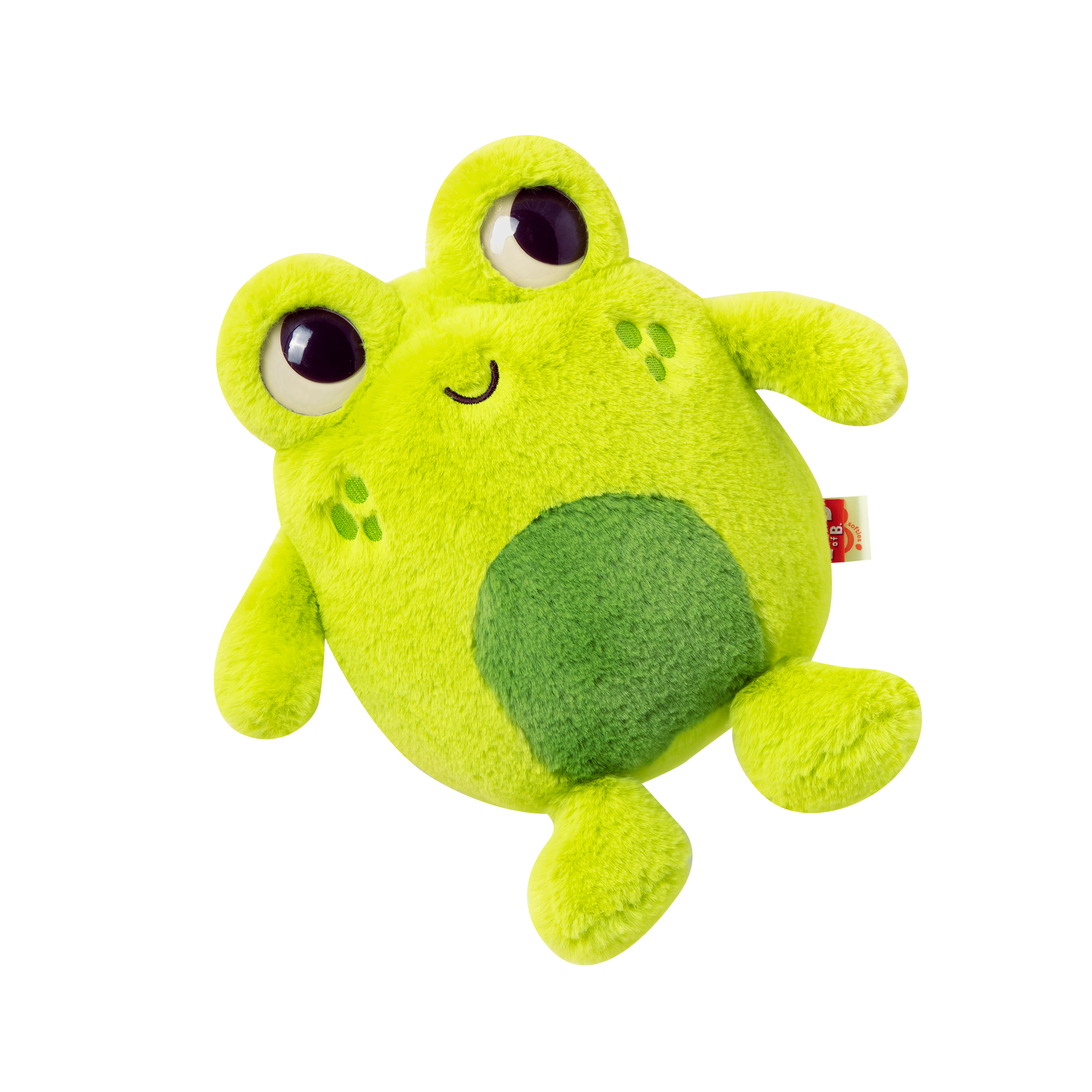 Plush frog.