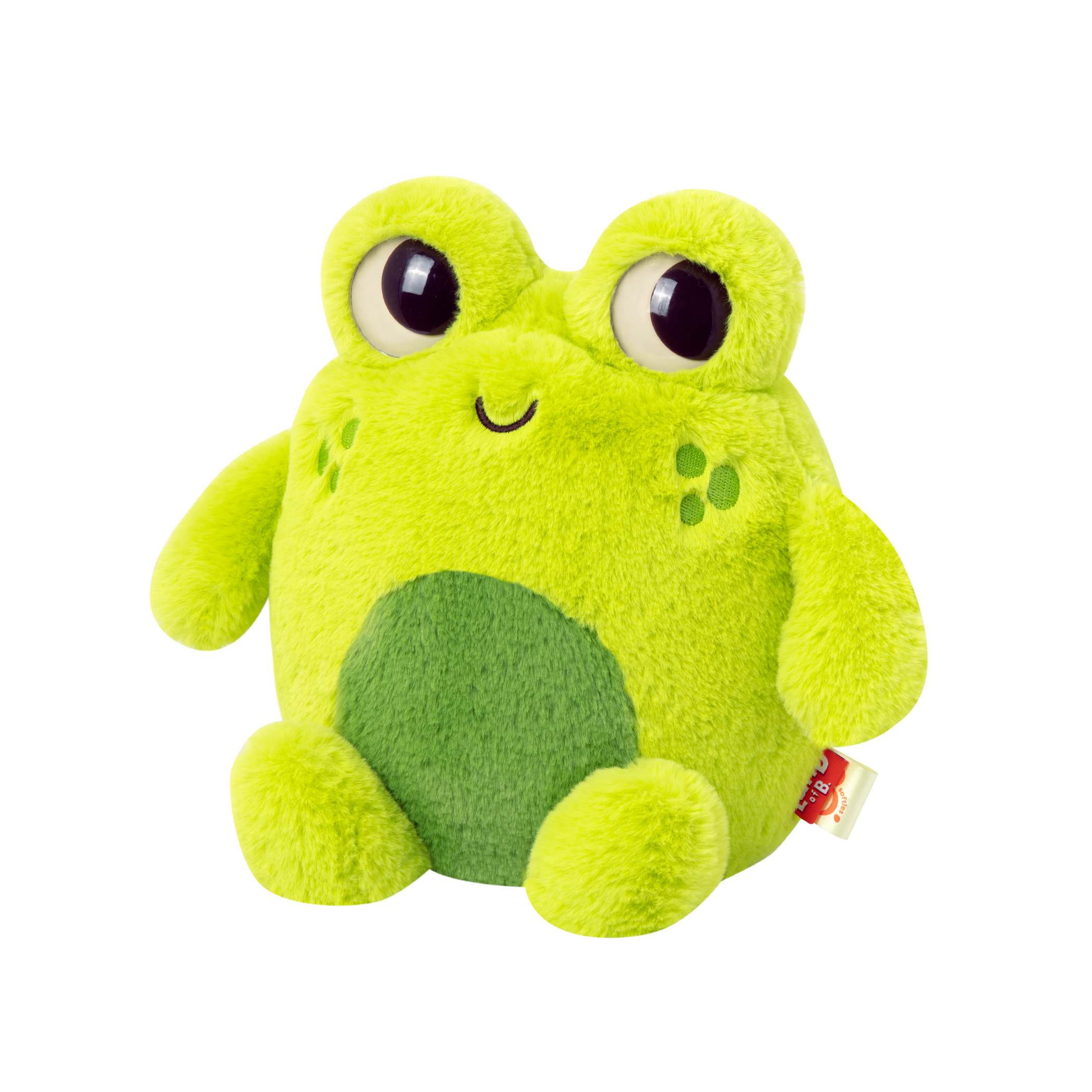 Plush frog.