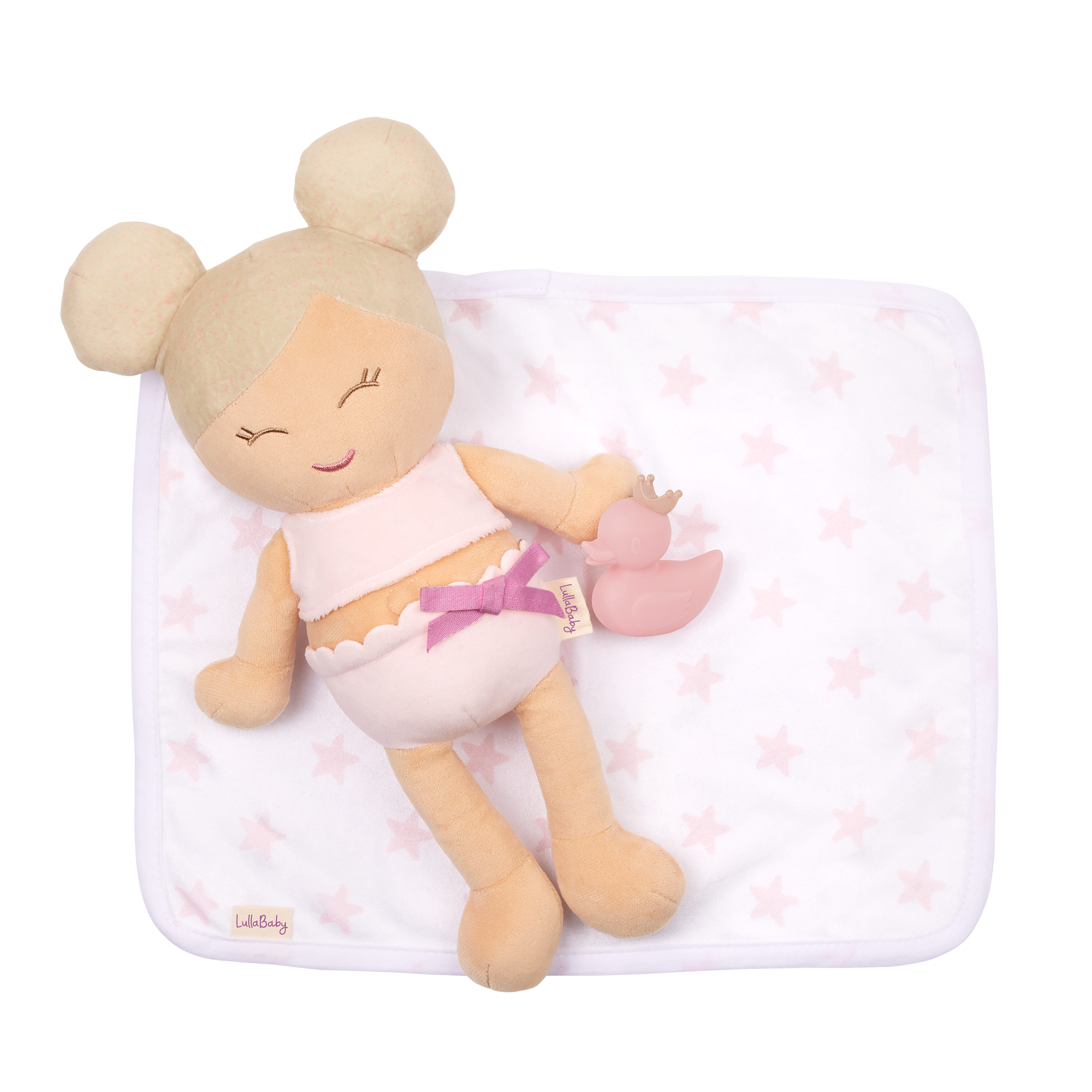 LullaBaby Plush Bath Doll & Accessories