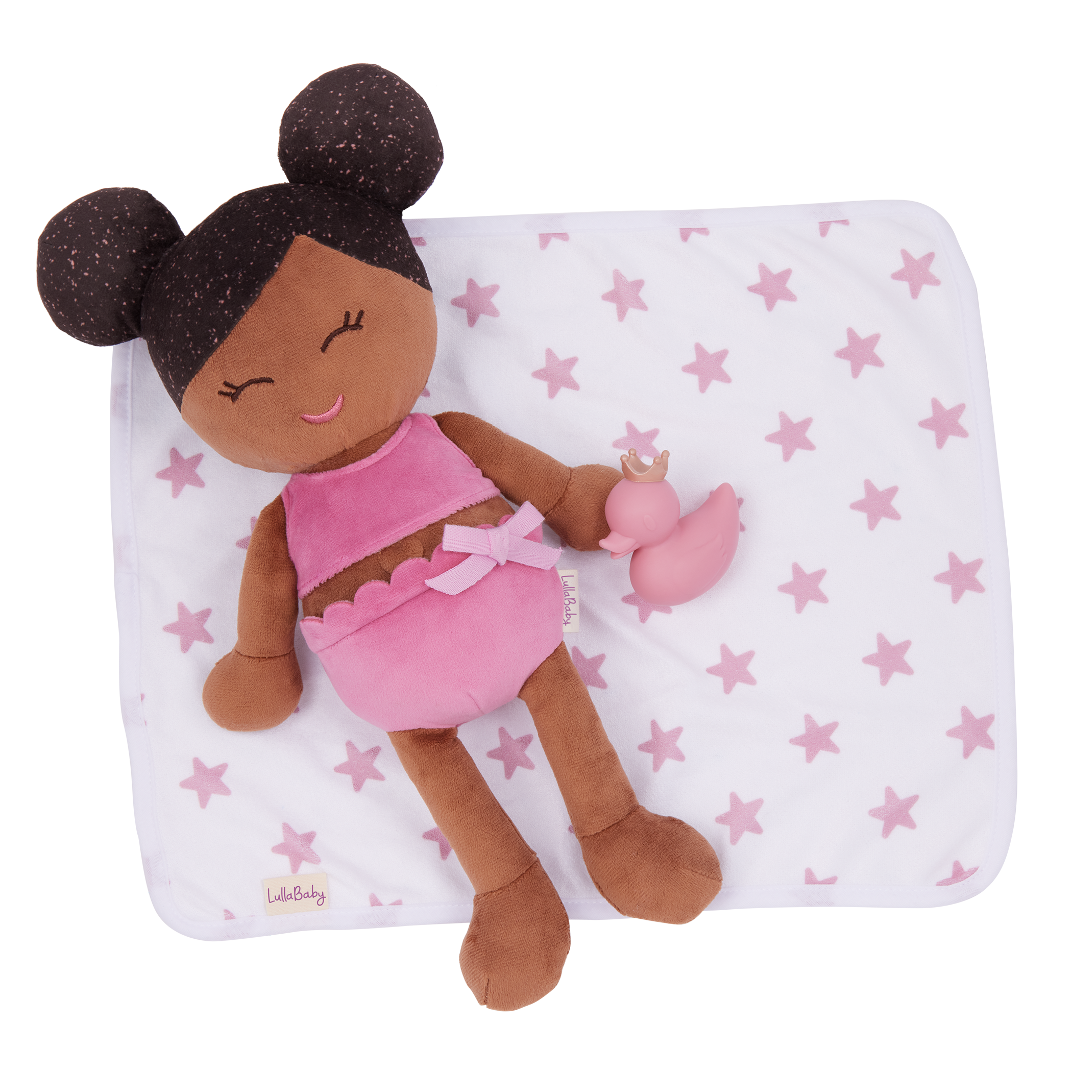 LullaBaby Plush Bath Doll & Accessories