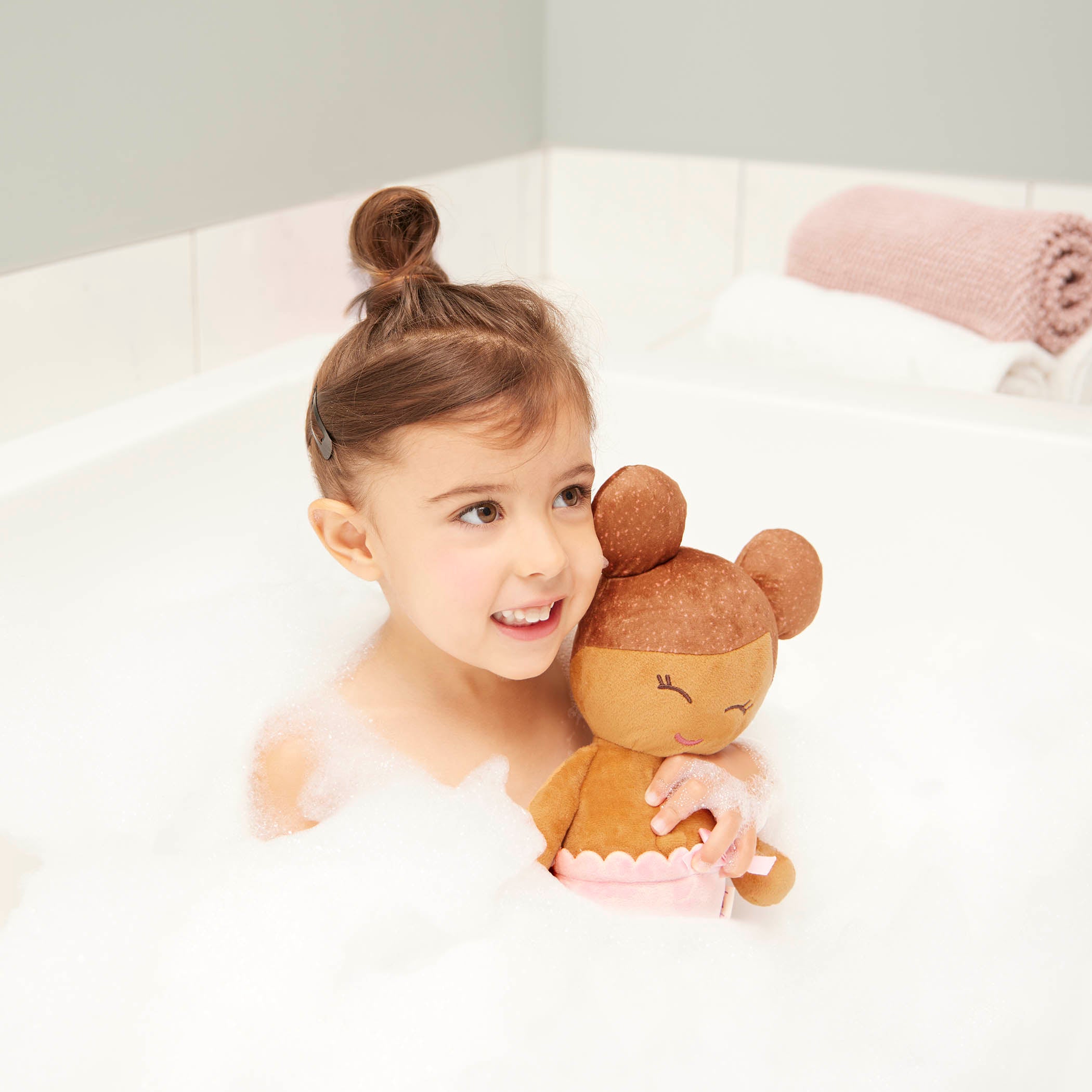 LullaBaby Plush Bath Doll & Accessories