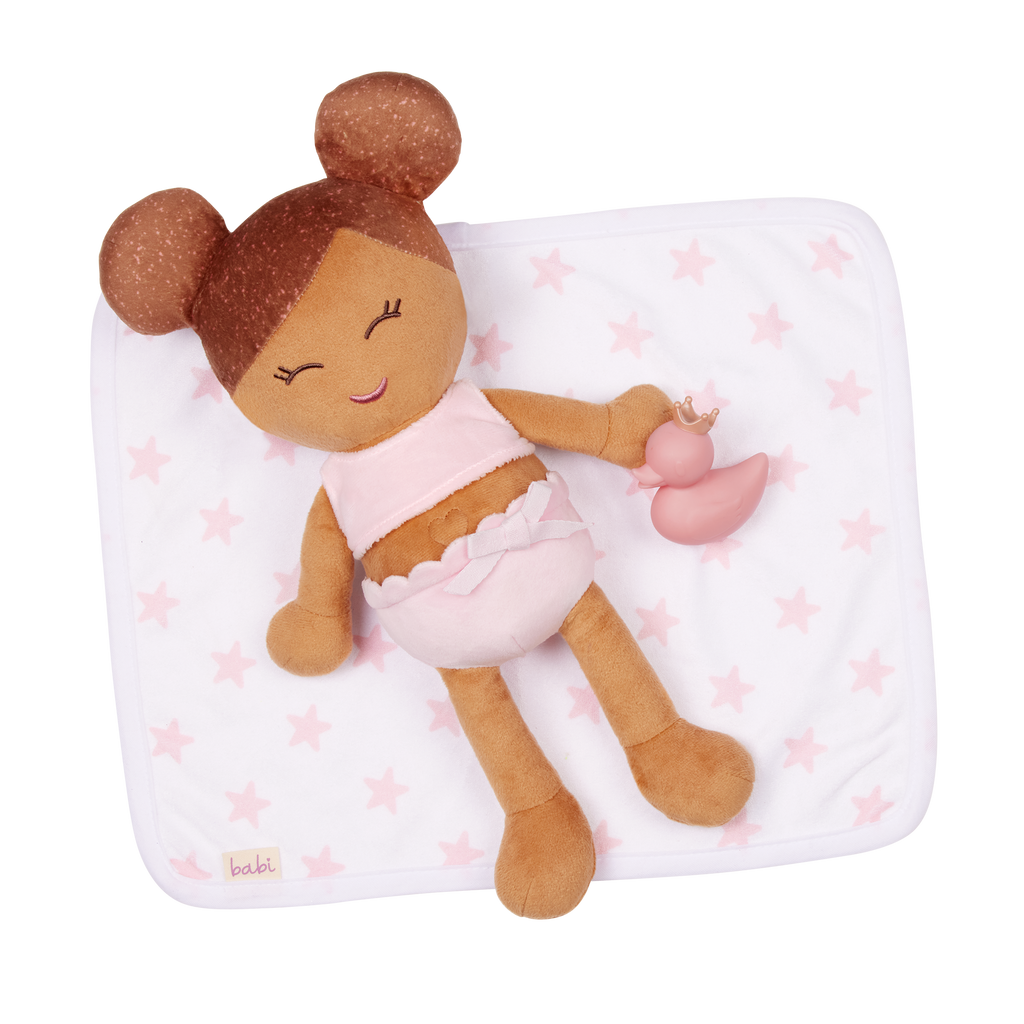 LullaBaby Plush Bath Doll & Accessories