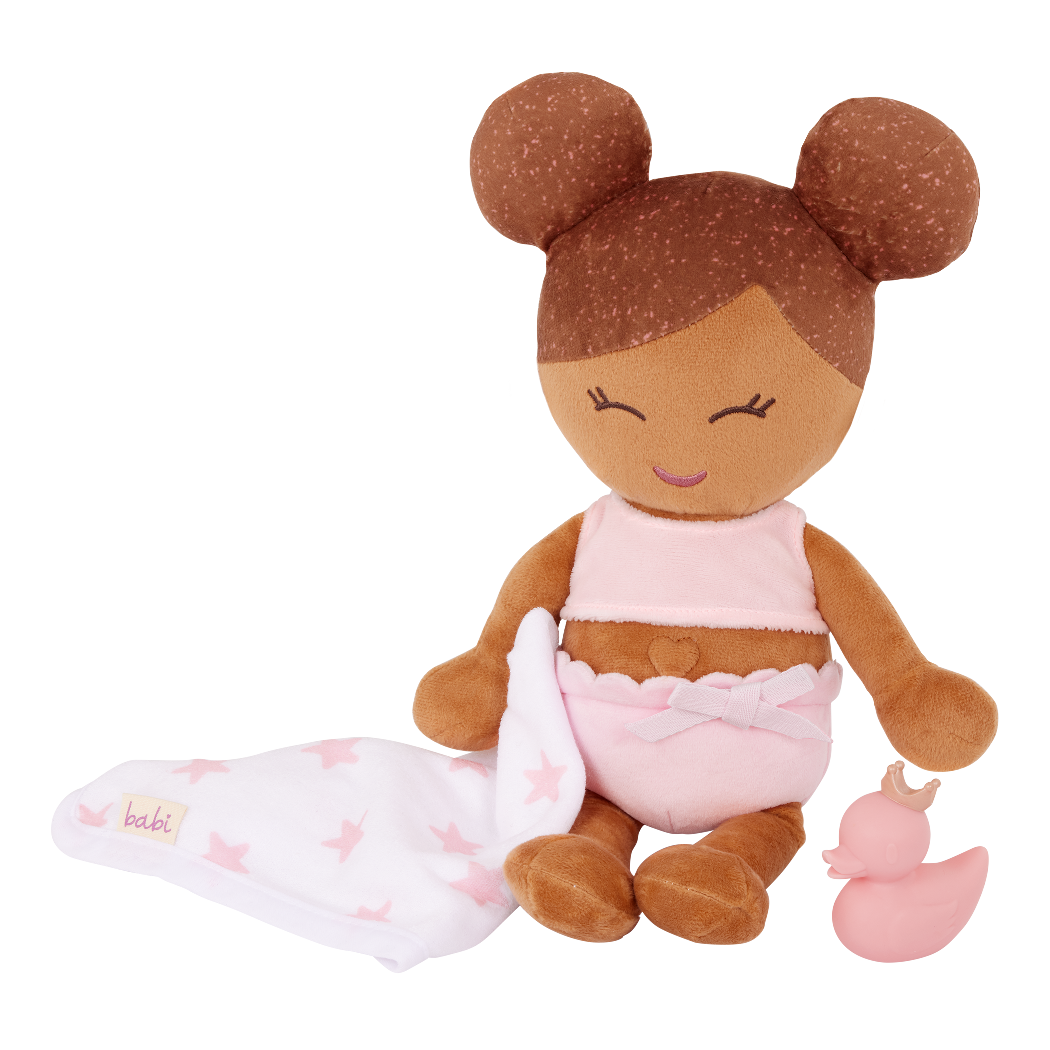 LullaBaby Plush Bath Doll & Accessories