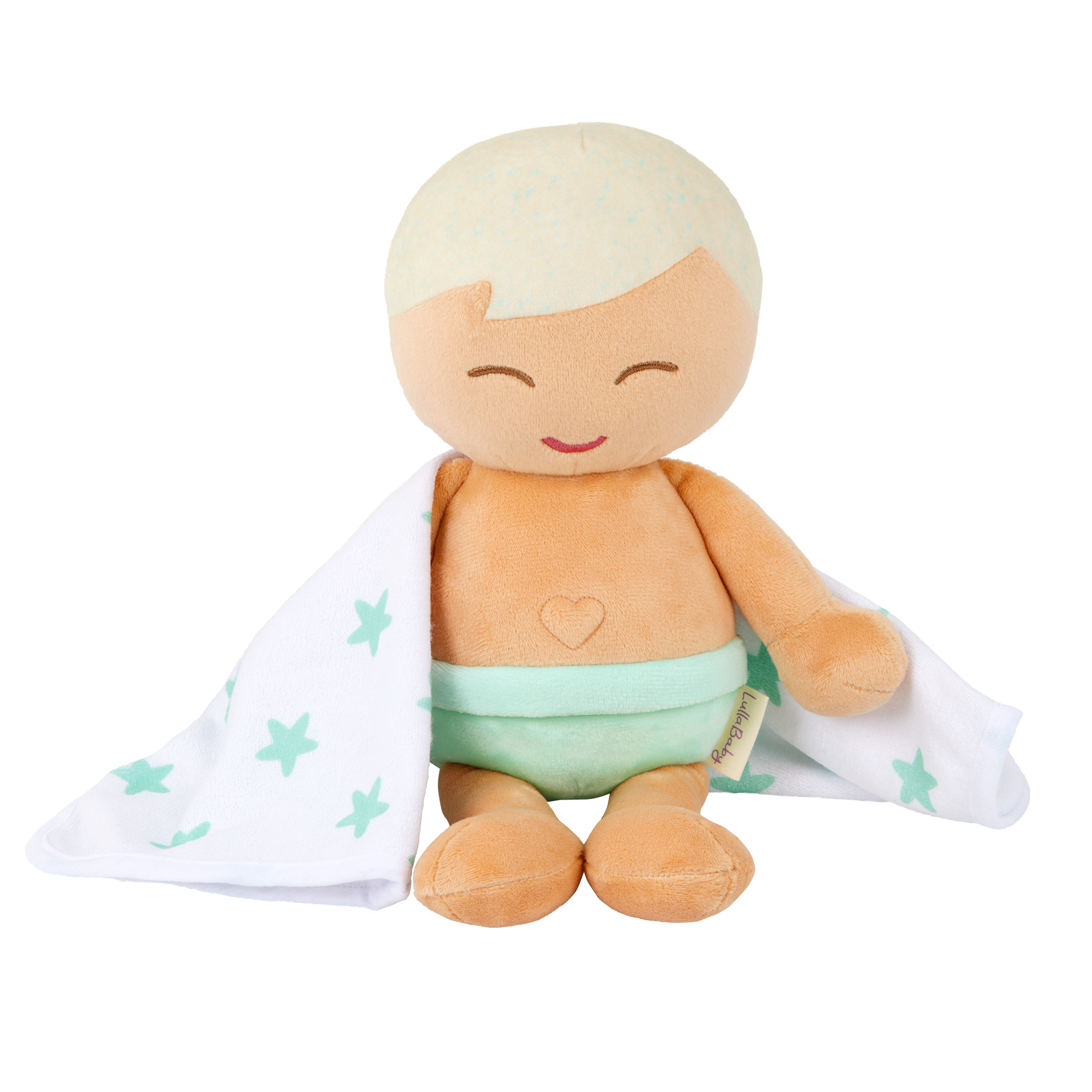 LullaBaby Boy Plush Bath Doll & Accessories