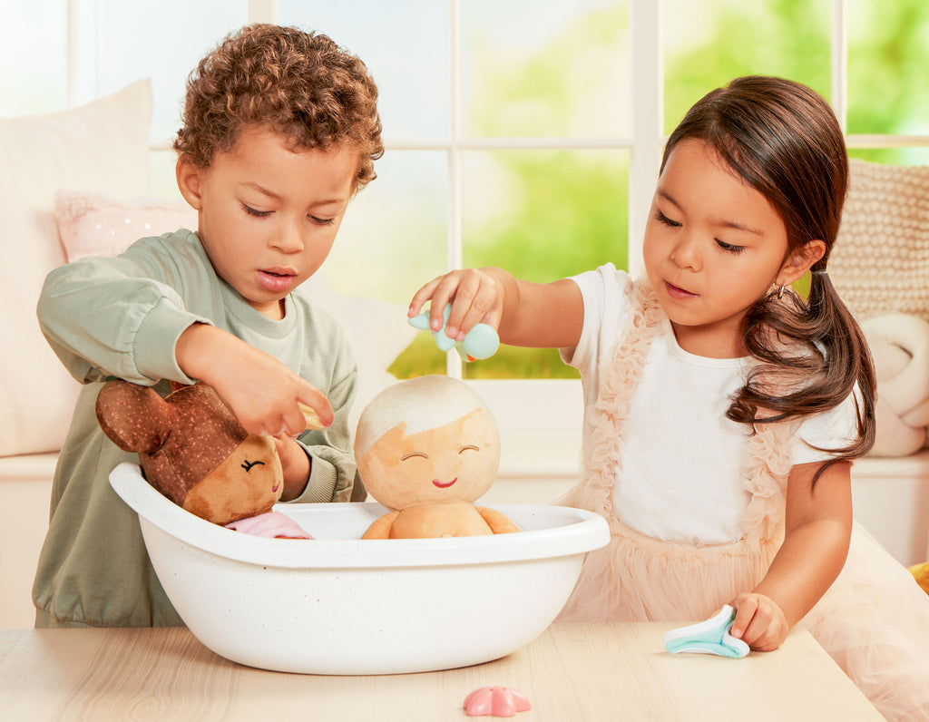 LullaBaby Boy Plush Bath Doll & Accessories