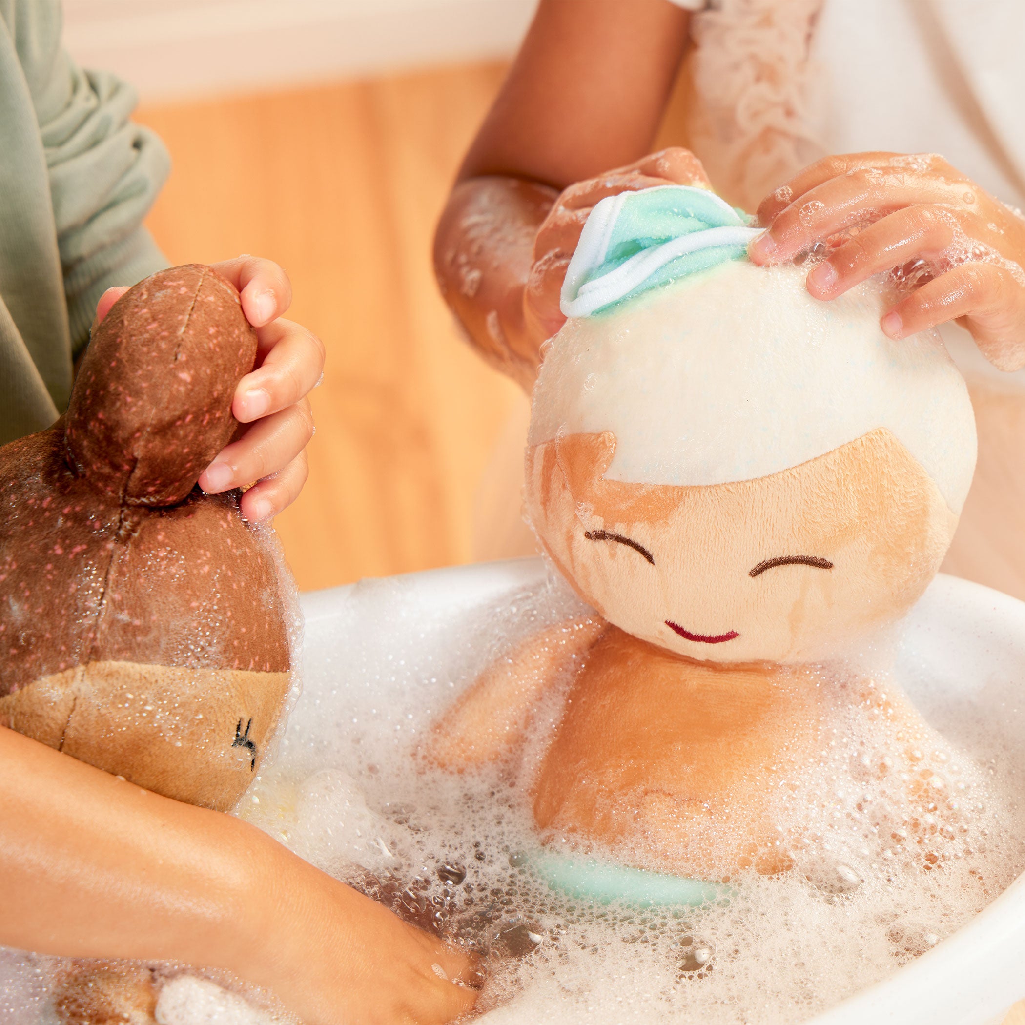 LullaBaby Boy Plush Bath Doll & Accessories