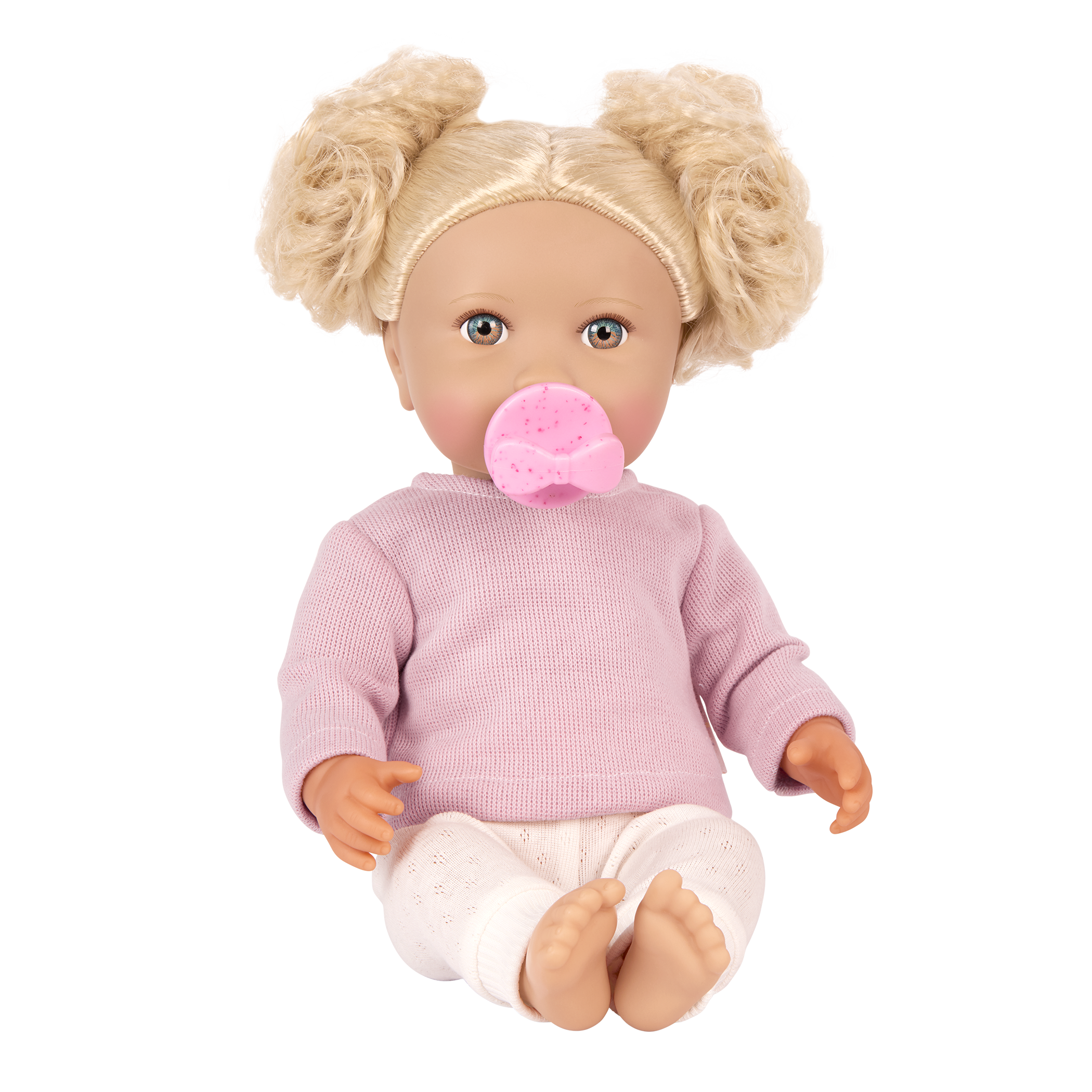 LullaBaby Doll & Pink Pacifier