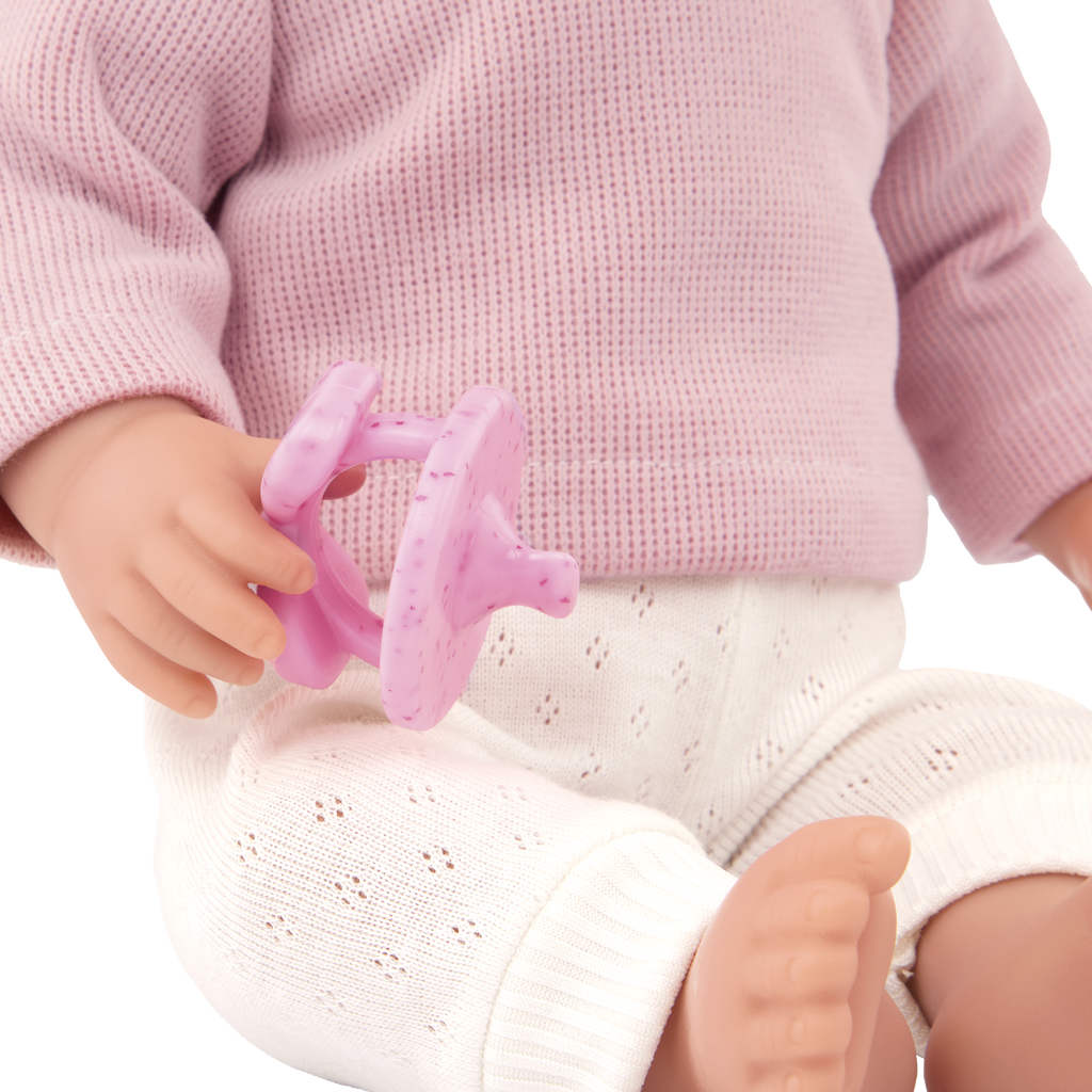 LullaBaby Doll & Pink Pacifier