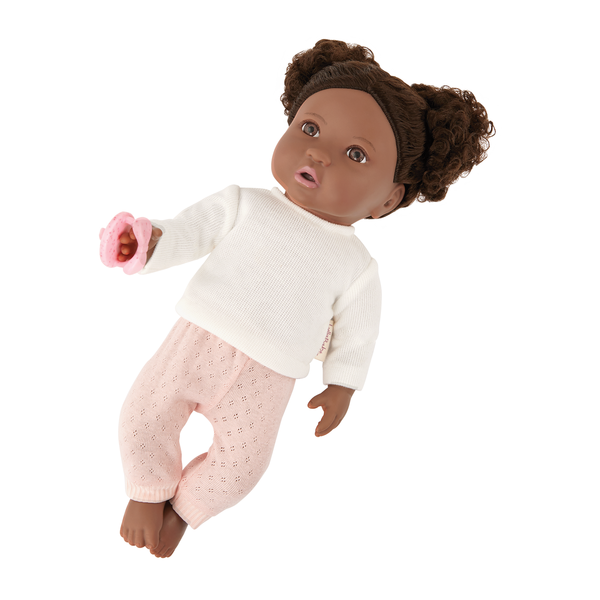 LullaBaby Doll & Pink Pacifier