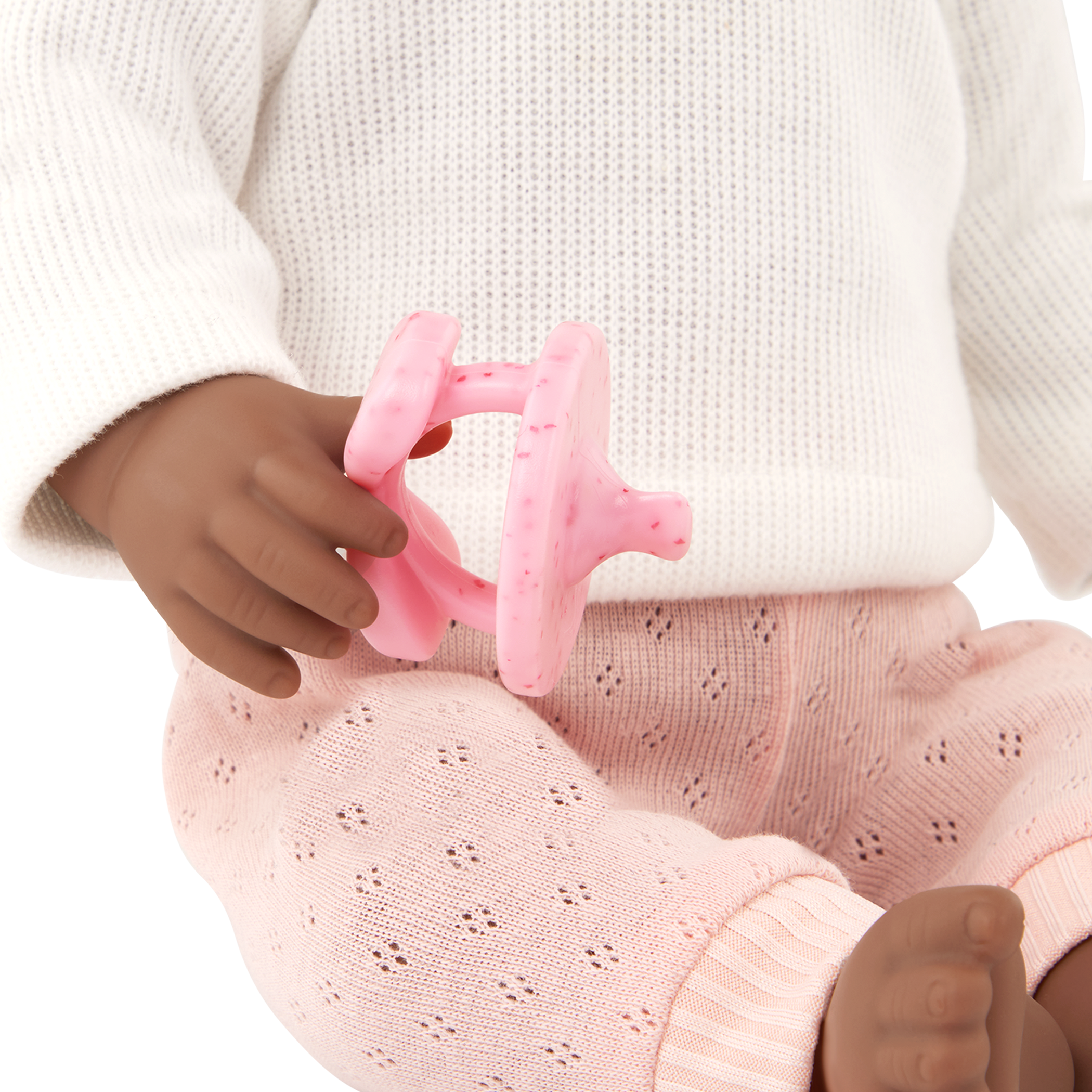 LullaBaby Doll & Pink Pacifier