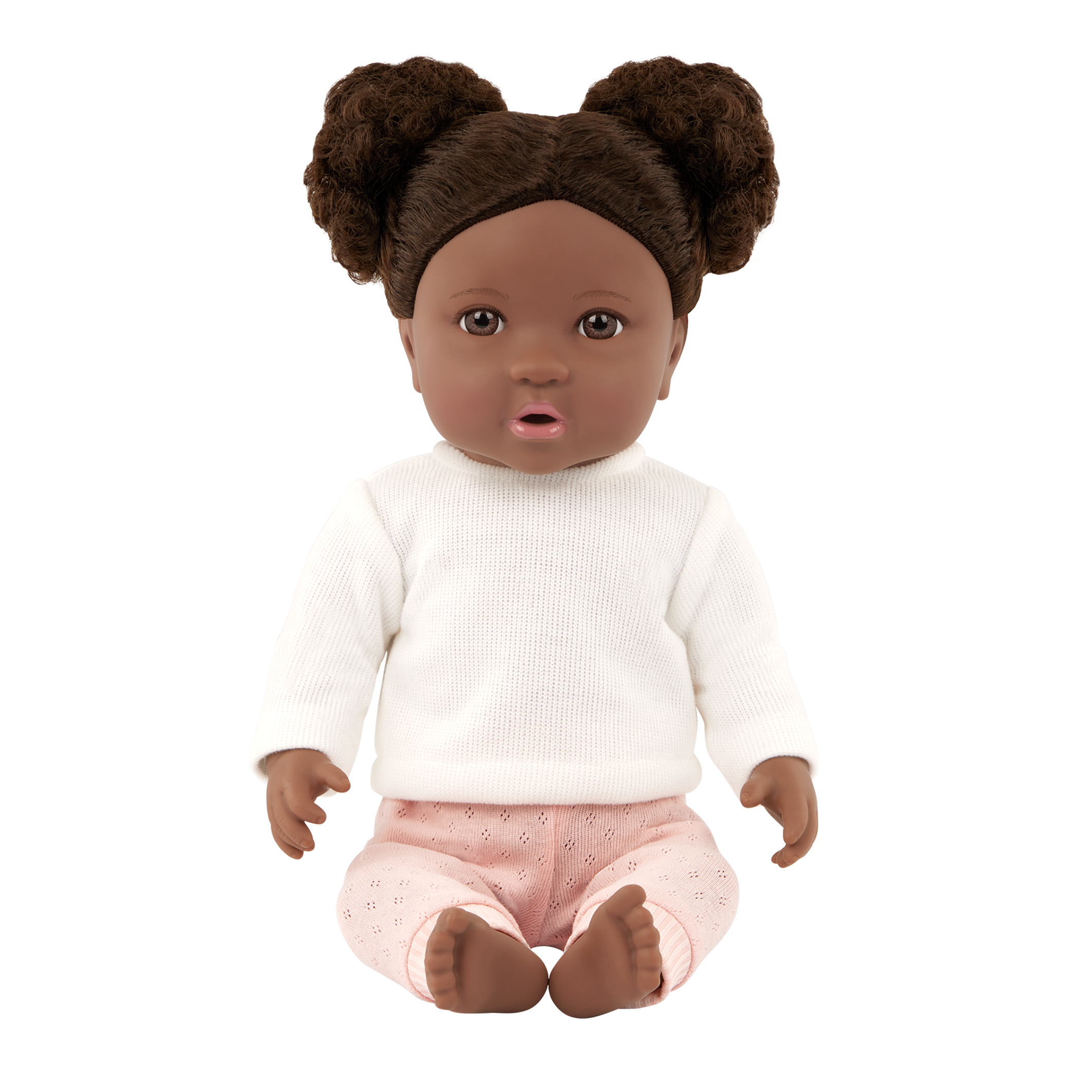 LullaBaby Doll & Pink Pacifier