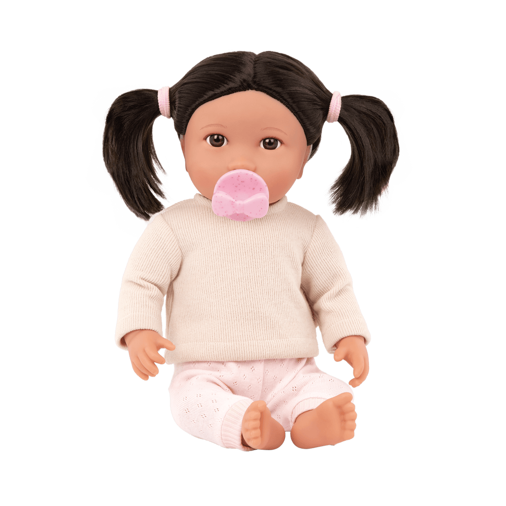 LullaBaby Doll & Pink Pacifier