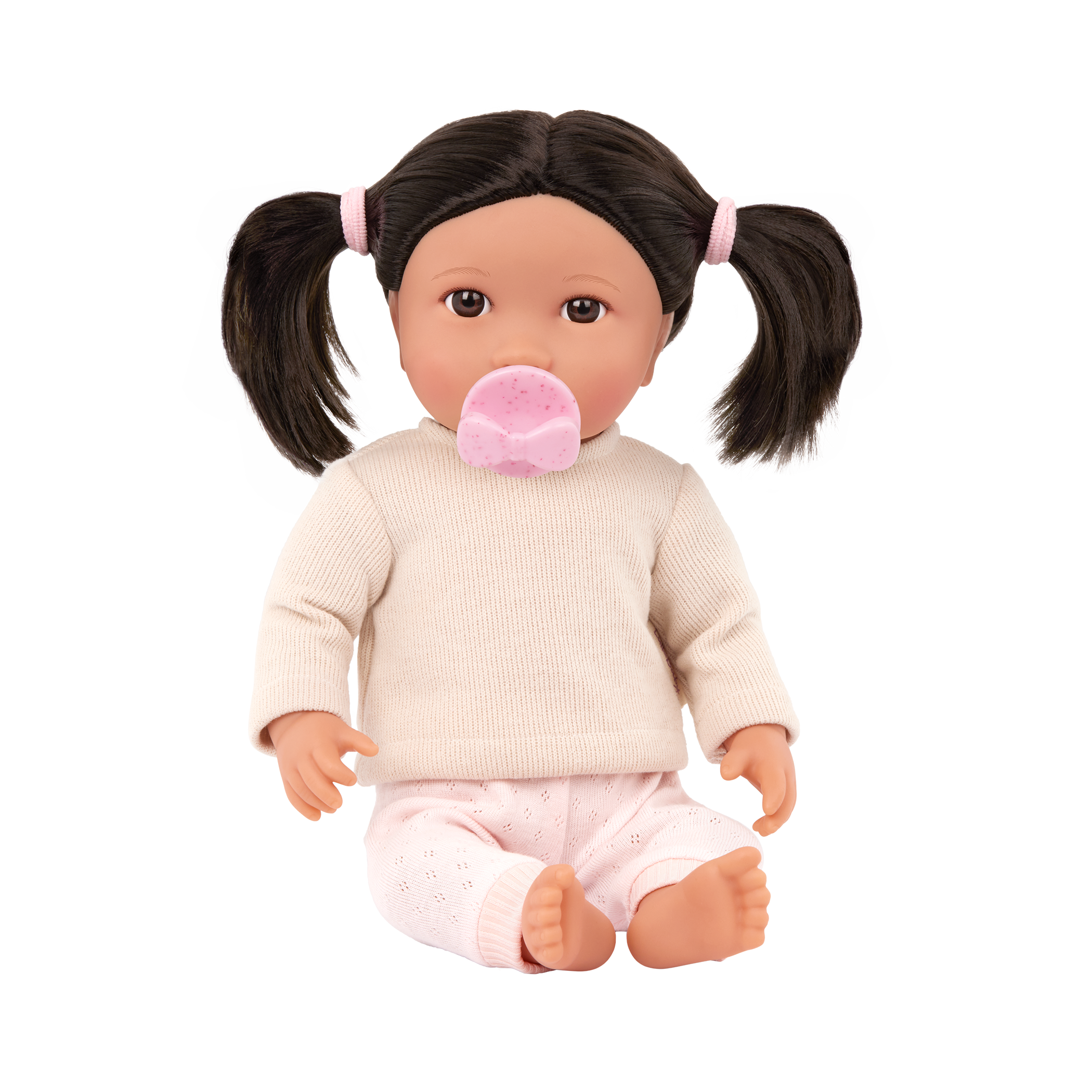 LullaBaby Doll & Pink Pacifier