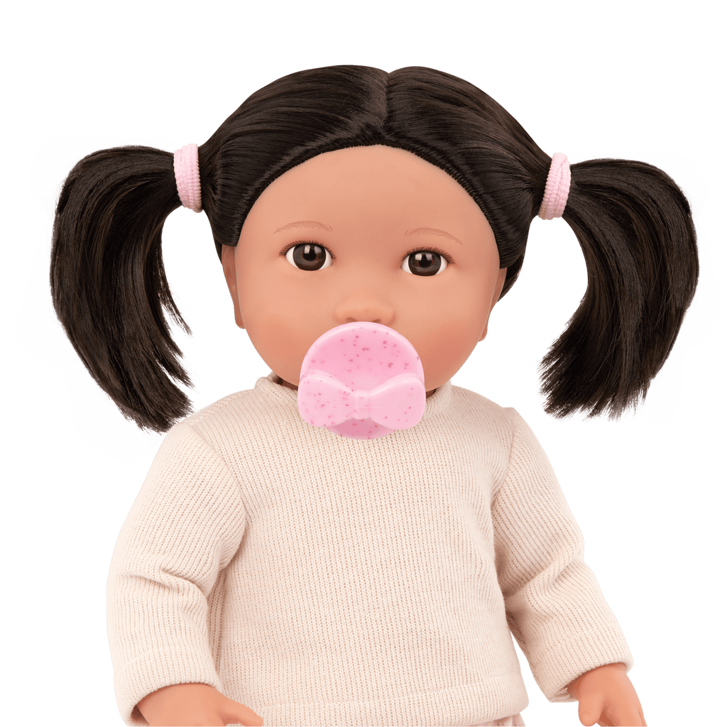LullaBaby Doll & Pink Pacifier