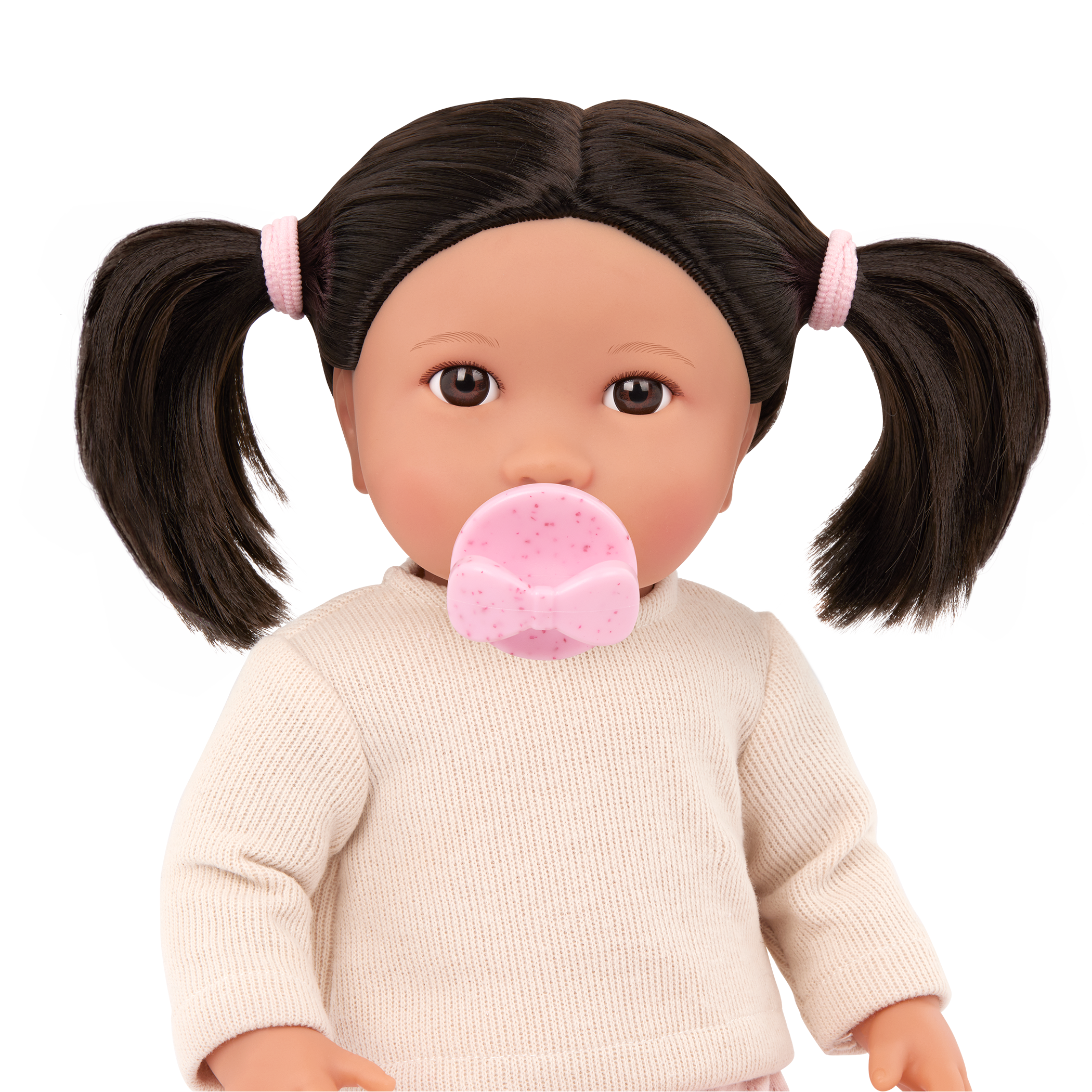 LullaBaby Doll & Pink Pacifier