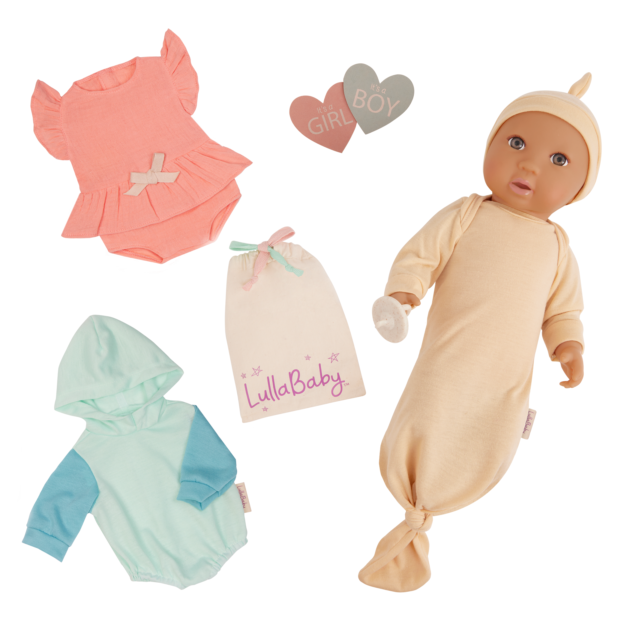 LullaBaby Gender Reveal Doll