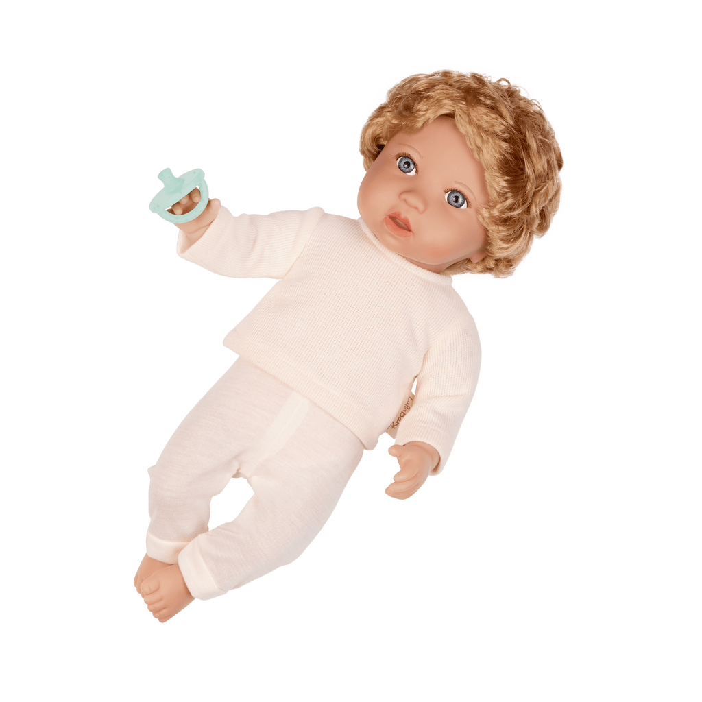 Baby Doll with Short Blonde Hair - LullaBaby