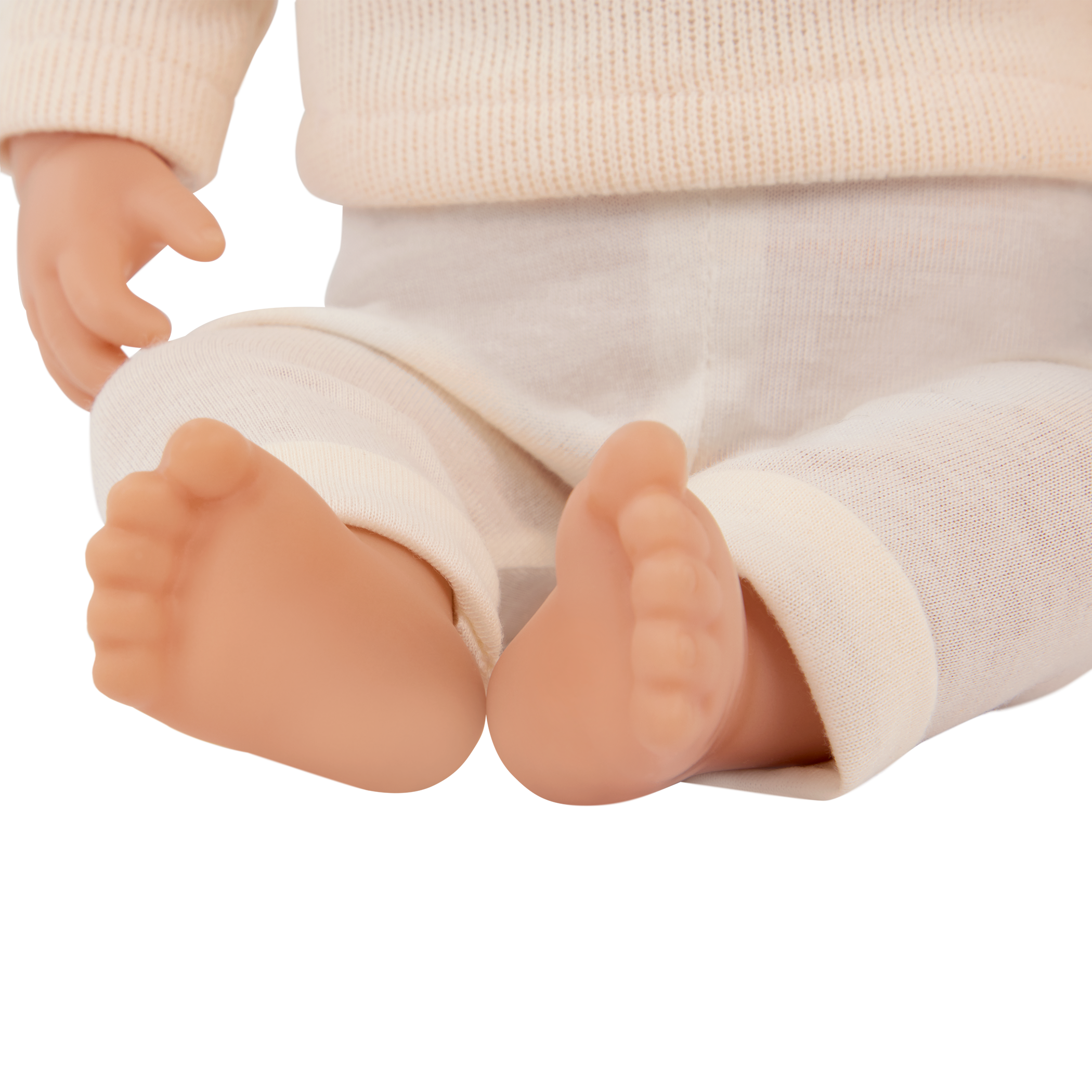 Baby Doll with Short Blonde Hair