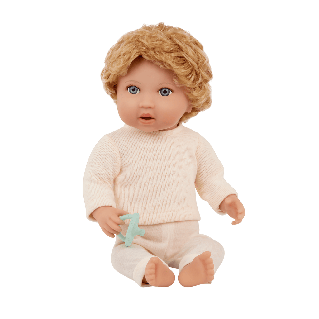 Baby Doll with Short Blonde Hair - LullaBaby