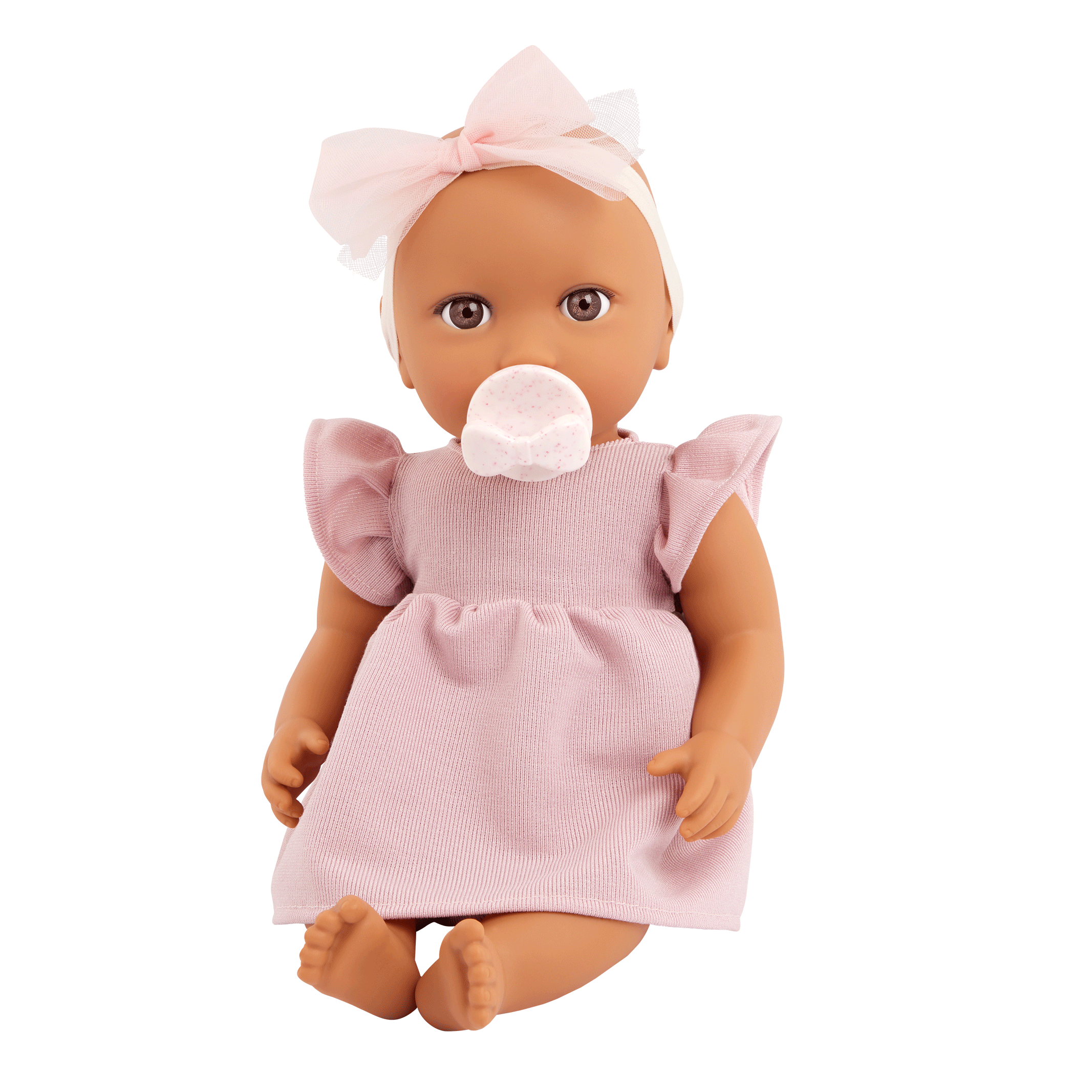 LullaBaby Doll in Pink Dress