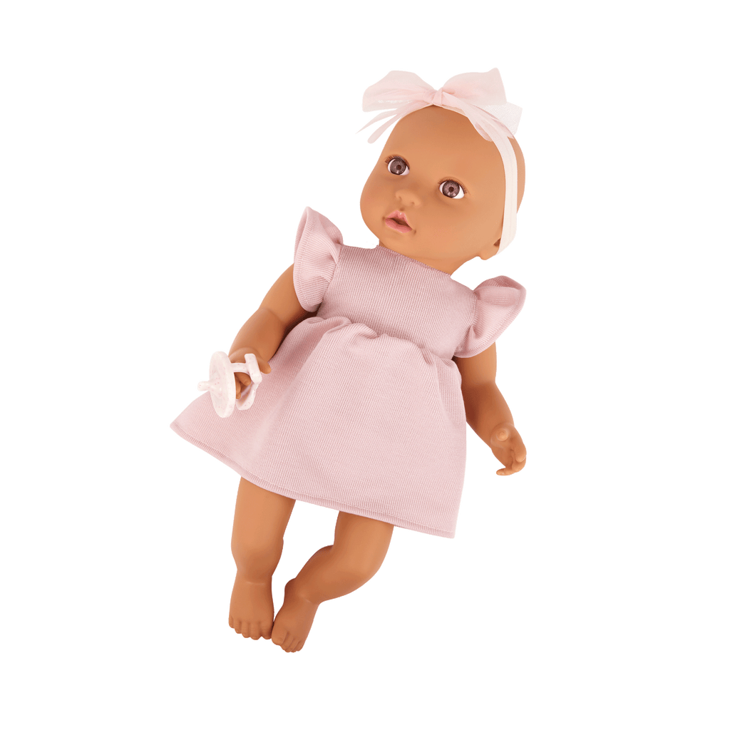 LullaBaby Doll in Pink Dress