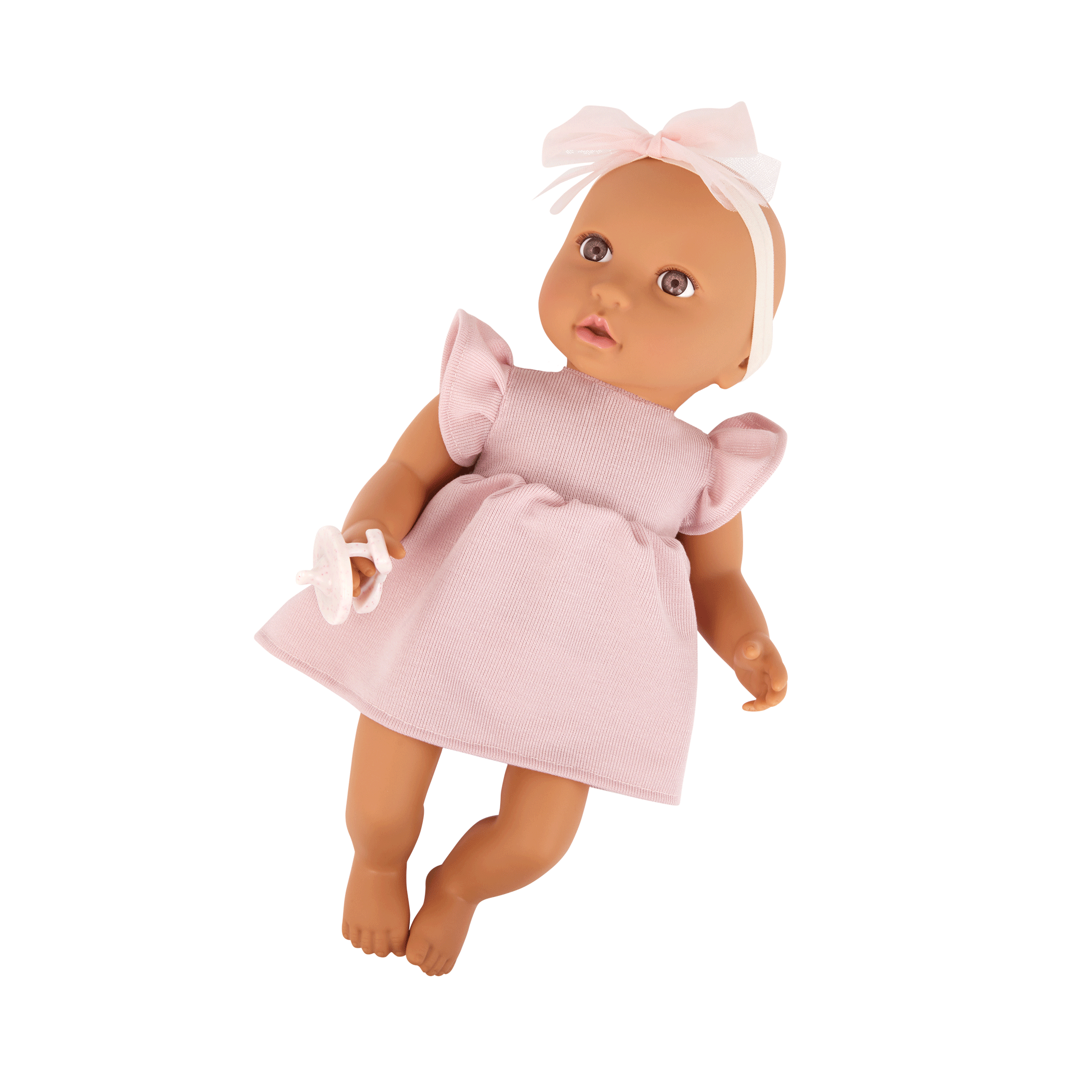 LullaBaby Doll in Pink Dress