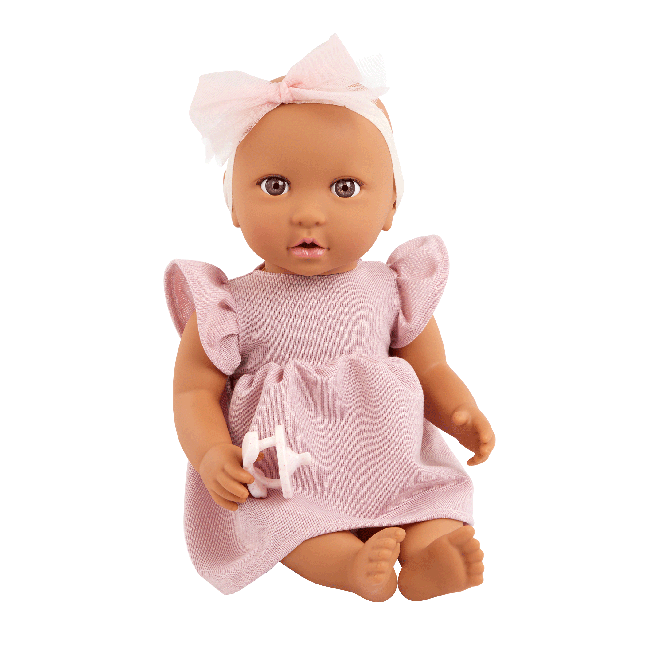 LullaBaby Doll in Pink Dress