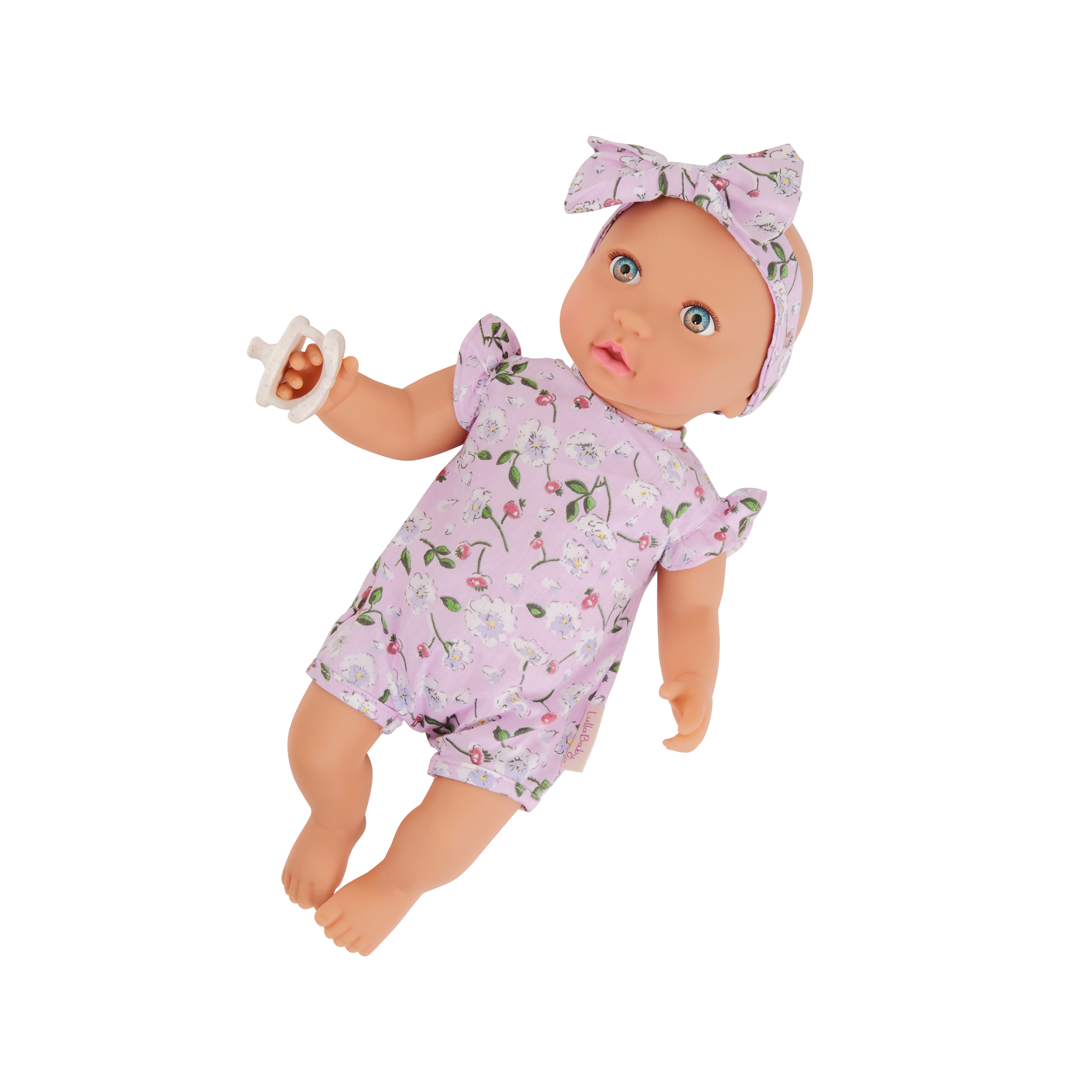 LullaBaby Doll in Floral Outfit
